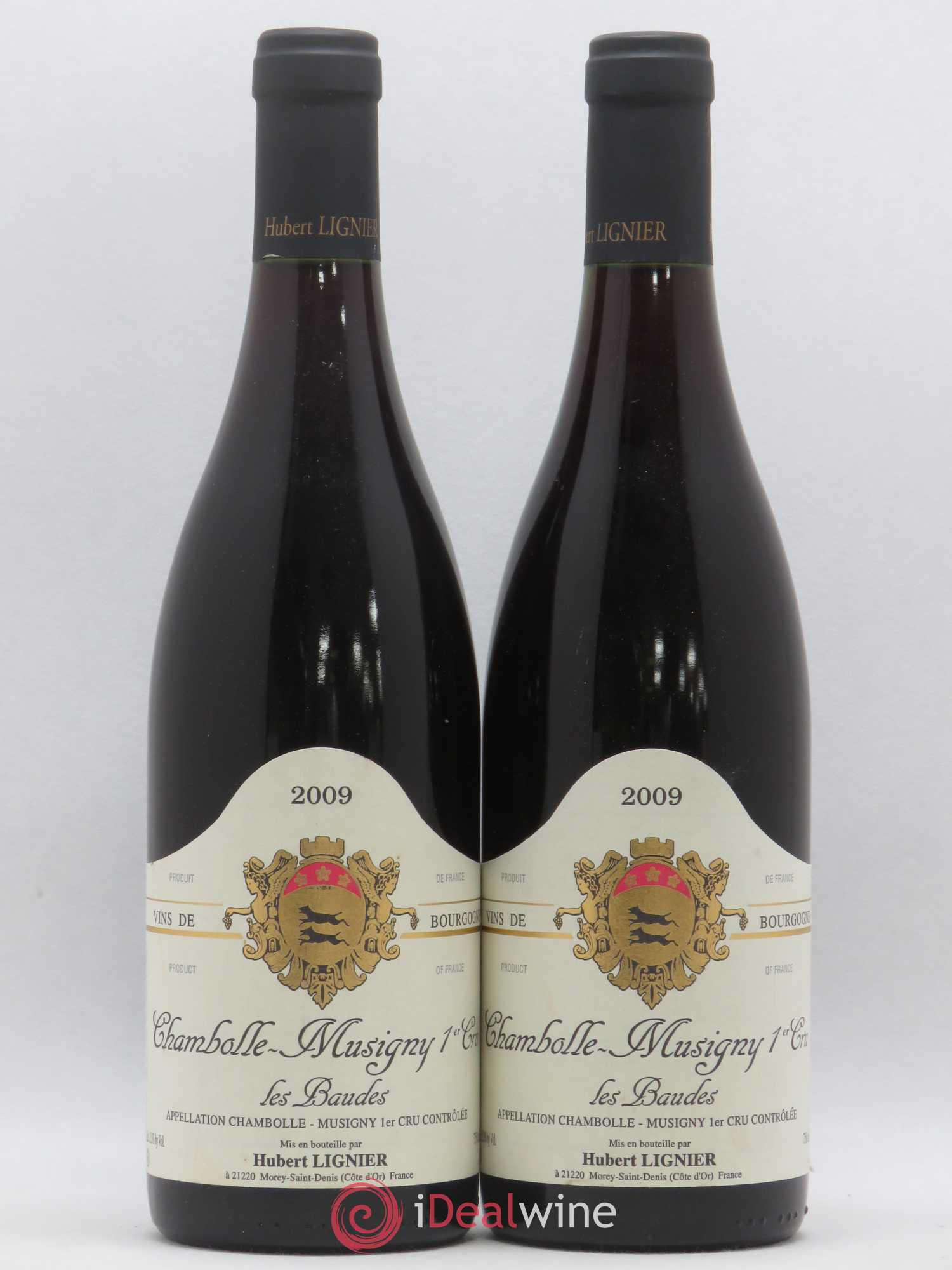 Chambolle-Musigny 1er Cru Les Baudes Hubert Lignier (Domaine) 2009 - Lot de 2 bouteilles - 0