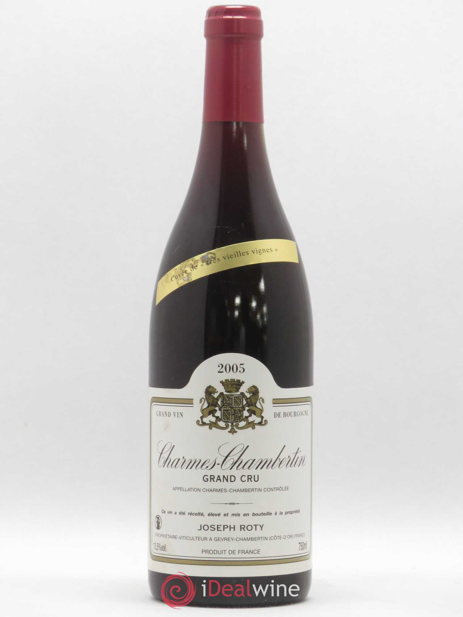 Charmes-Chambertin Grand Cru Très vieilles vignes Joseph Roty (Domaine) 2005 - Lot de 1 bouteille - 0