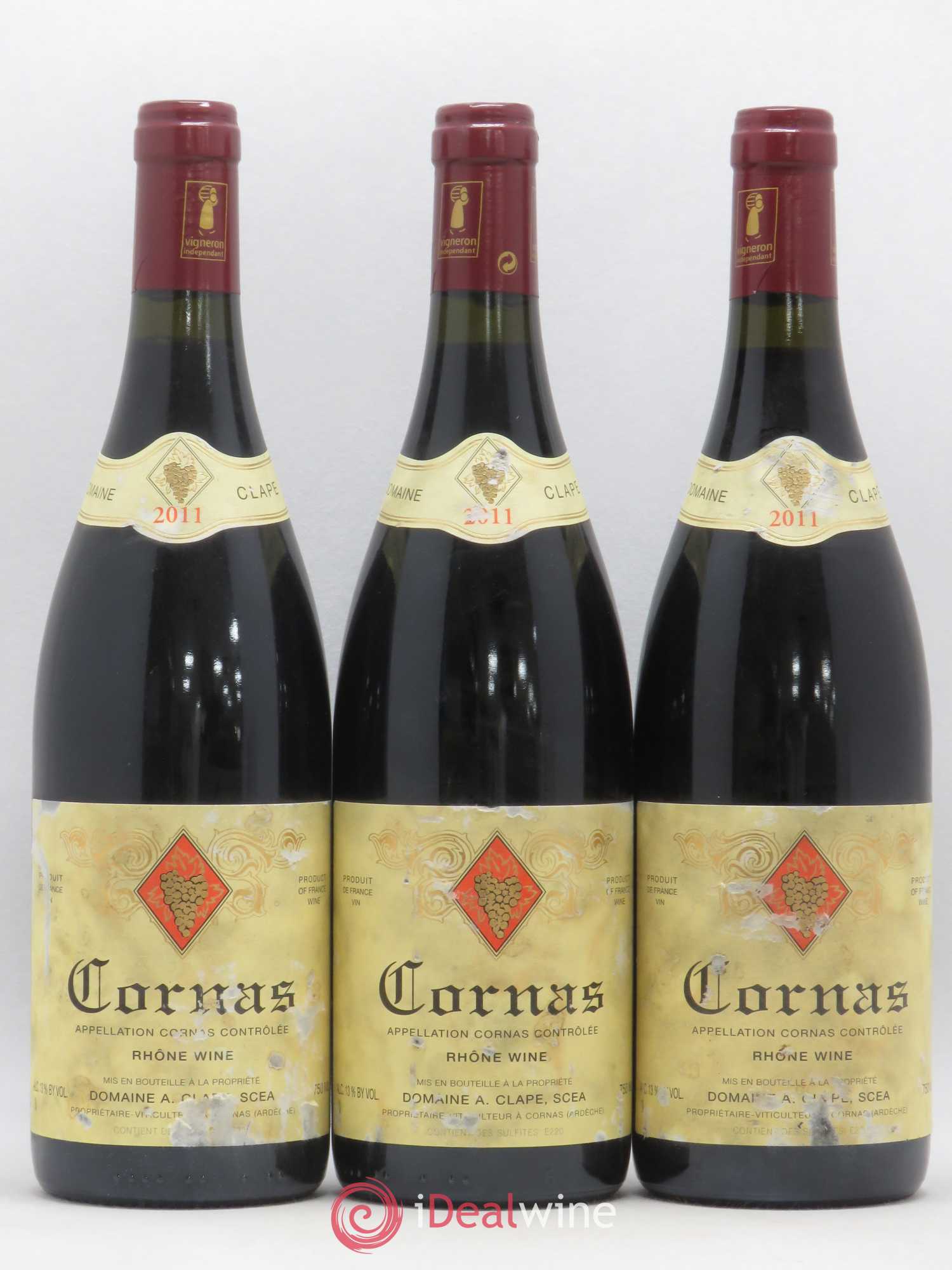 Cornas Auguste Clape 2011 - Lot de 3 bouteilles - 0