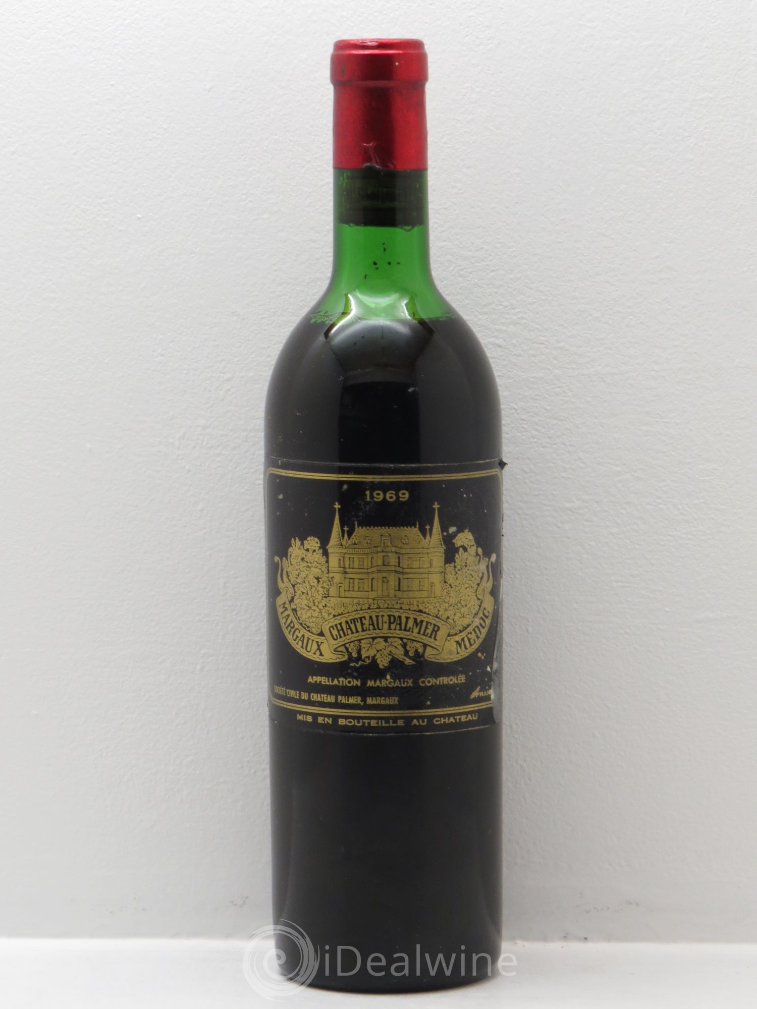Château Palmer 3ème Grand Cru Classé 1969 - Lot de 1 bouteille - 0
