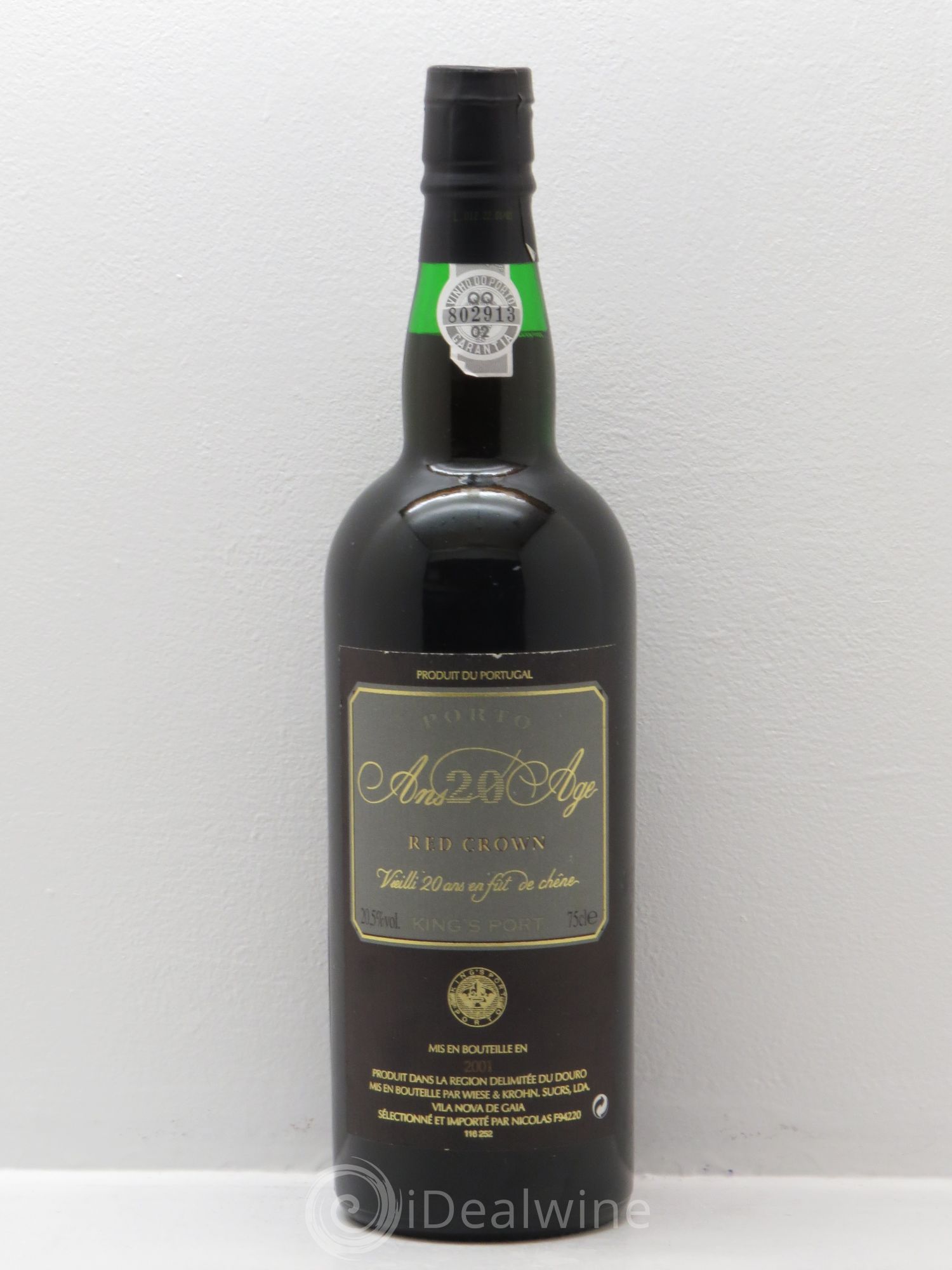 Porto Crown 20 ans 2001 - Lot de 1 bouteille - 0