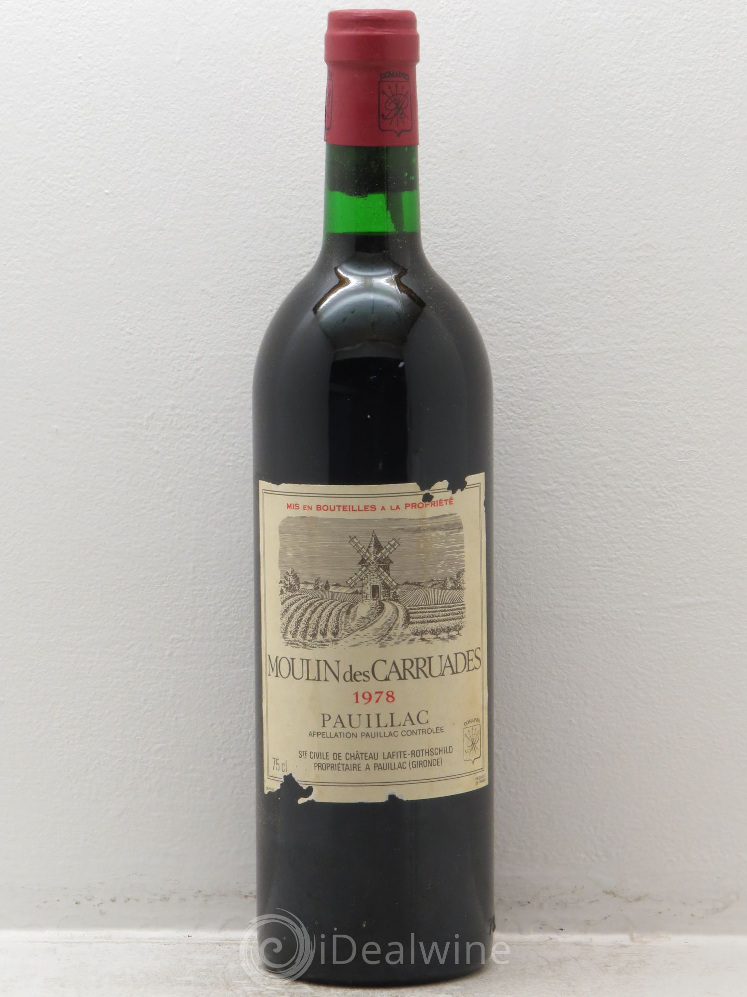 Moulin des Carruades Second Vin 1978 - Lot de 6 bouteilles - 0