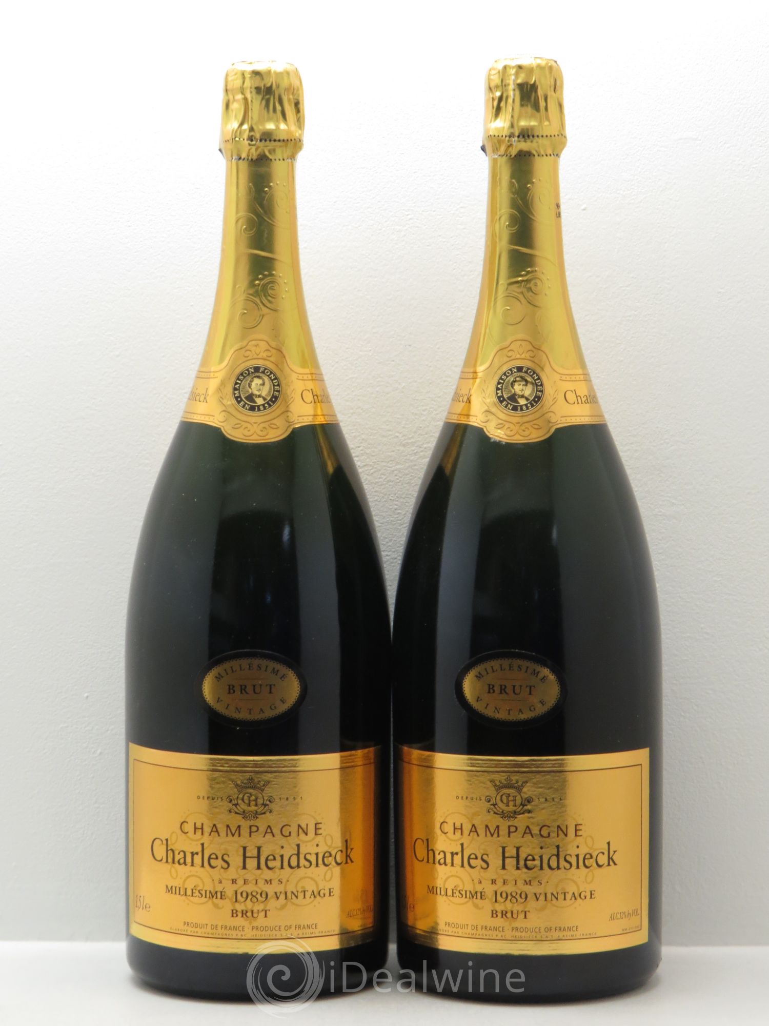 Brut Charles Heidsieck Vintage Brut 1989 - Posten von 2 Magnum - 0