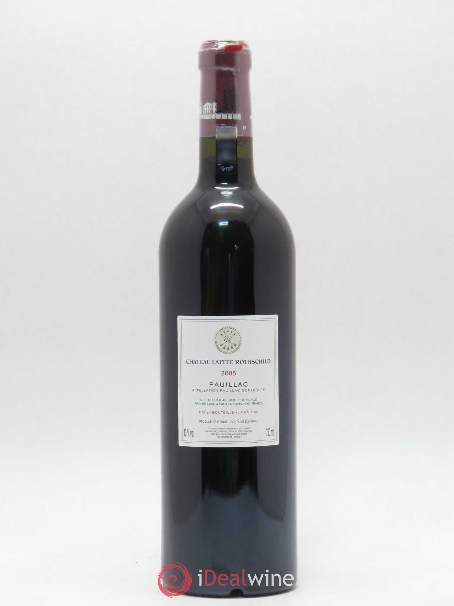 Château Lafite Rothschild 1er Grand Cru Classé 2005 - Lot de 1 bouteille - 1