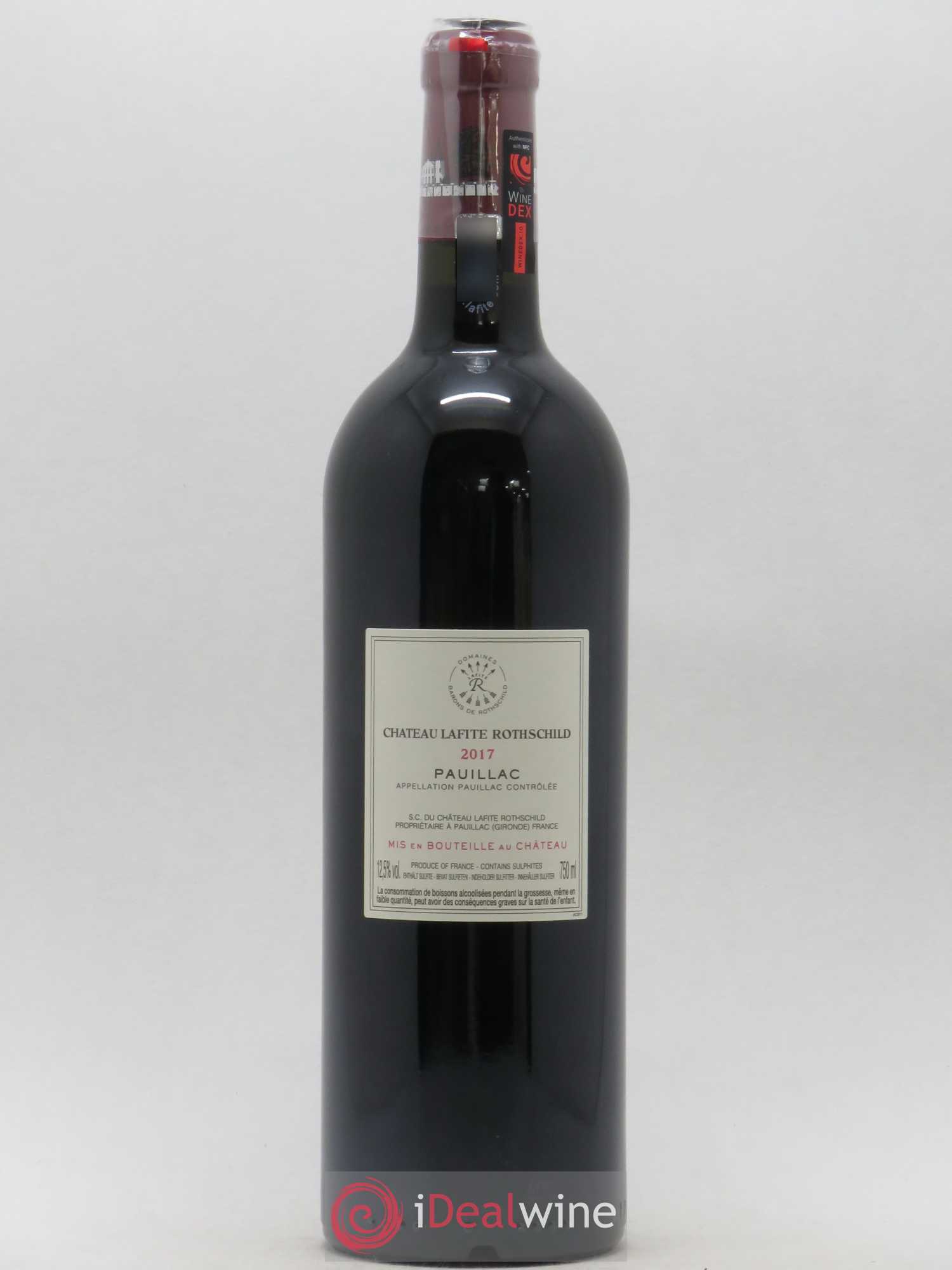 Château Lafite Rothschild 1er Grand Cru Classé 2017 - Lot de 1 bouteille - 1