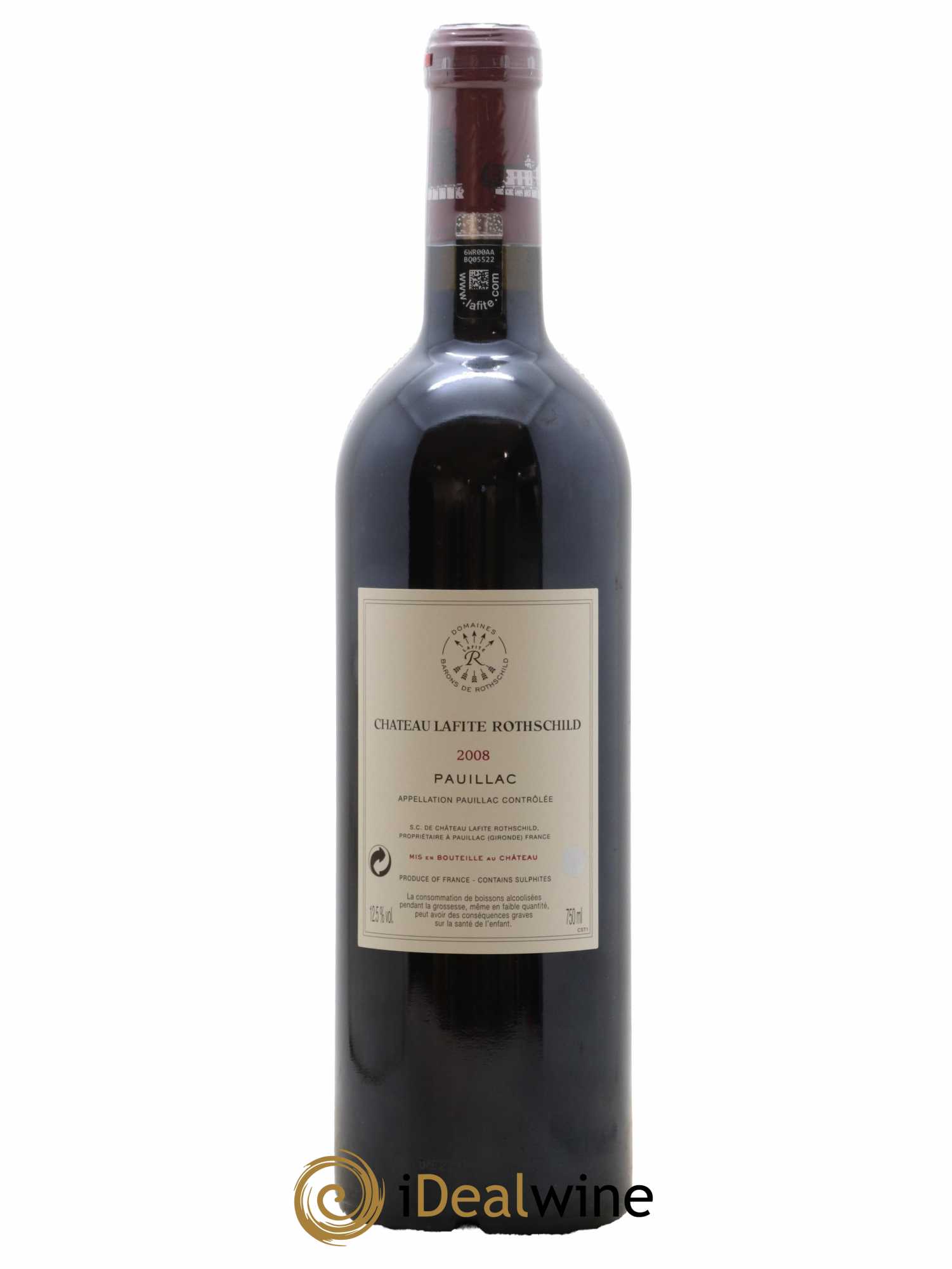 Château Lafite Rothschild 1er Grand Cru Classé 2008 - Lot de 1 bouteille - 1