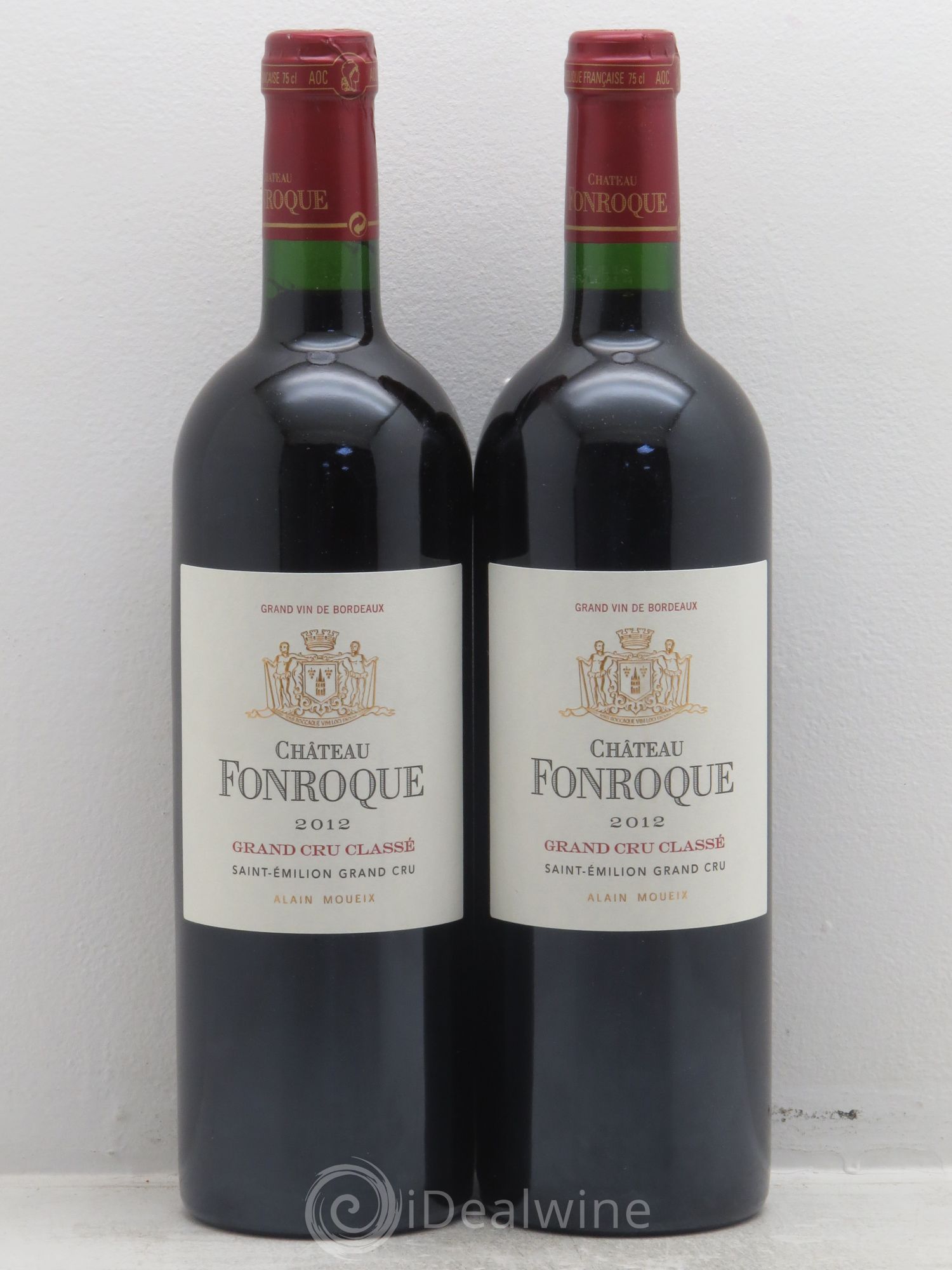 Château Fonroque Grand Cru Classé (sans prix de réserve) 2012 - Lot de 2 bouteilles - 0
