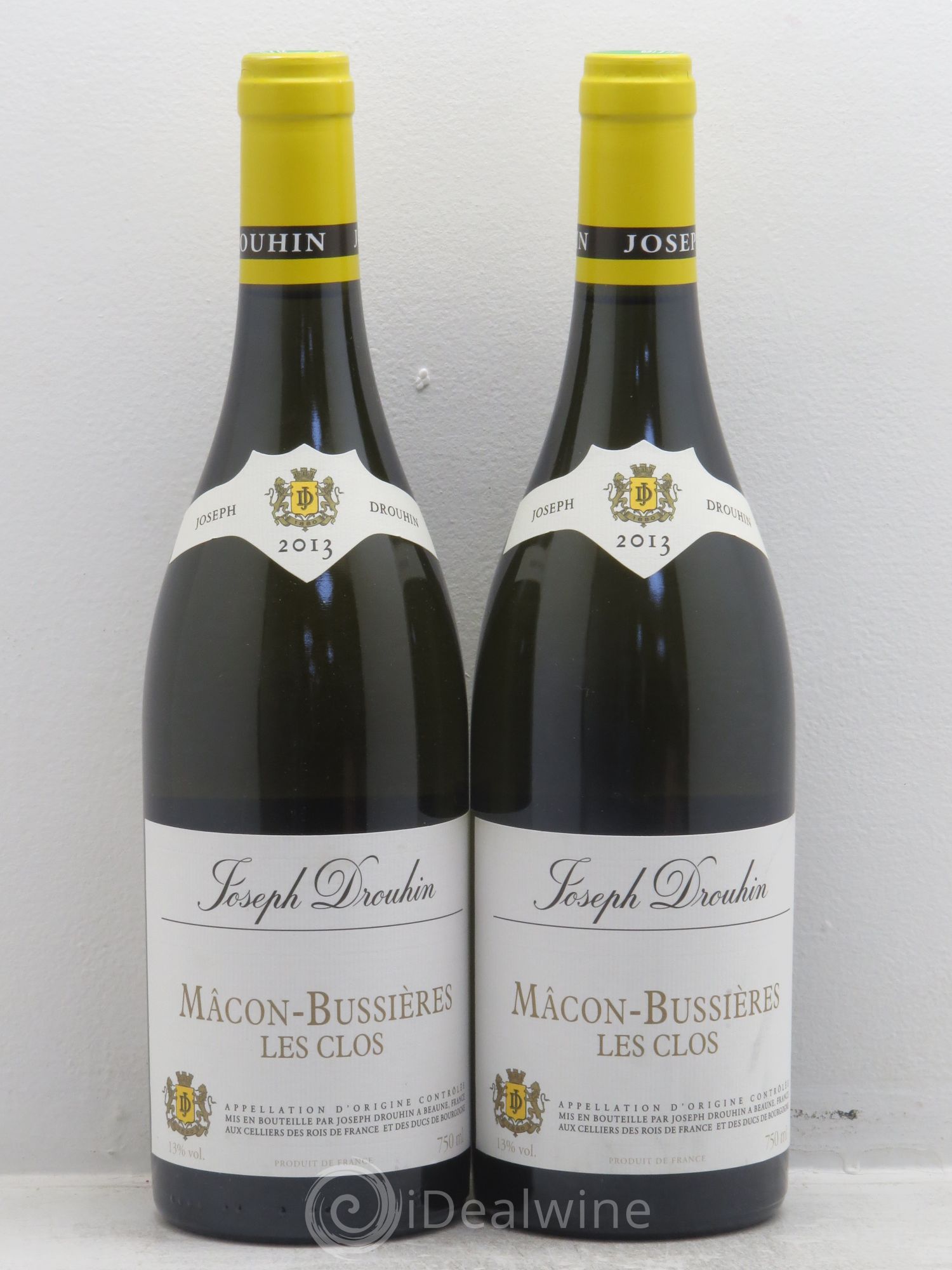 Mâcon Bussières Les Clos Joseph Drouhin (sans prix de réserve) 2013 - Posten von 2 Flaschen - 0