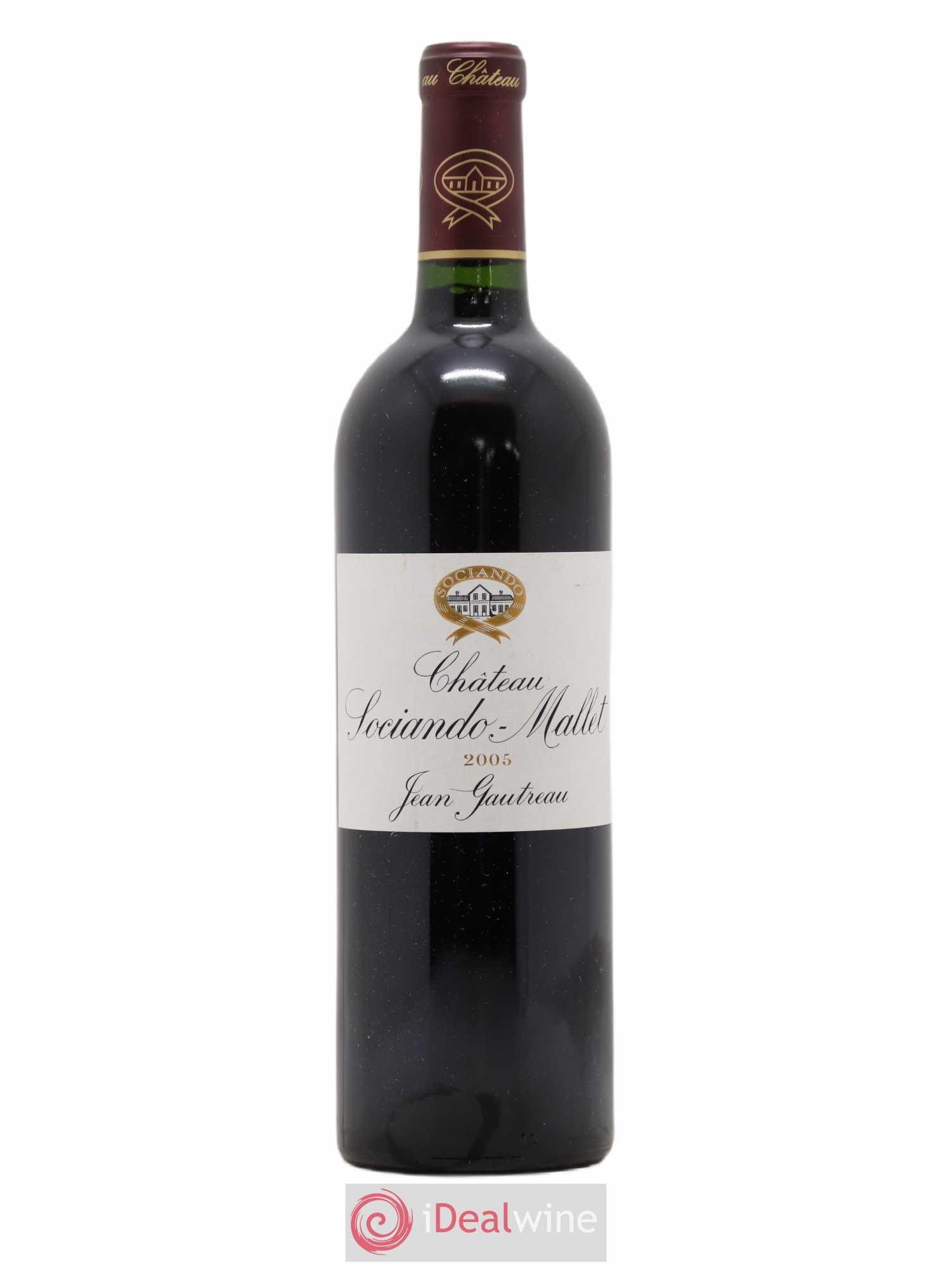 Château Sociando Mallet 2005 - Lot de 1 bouteille - 0