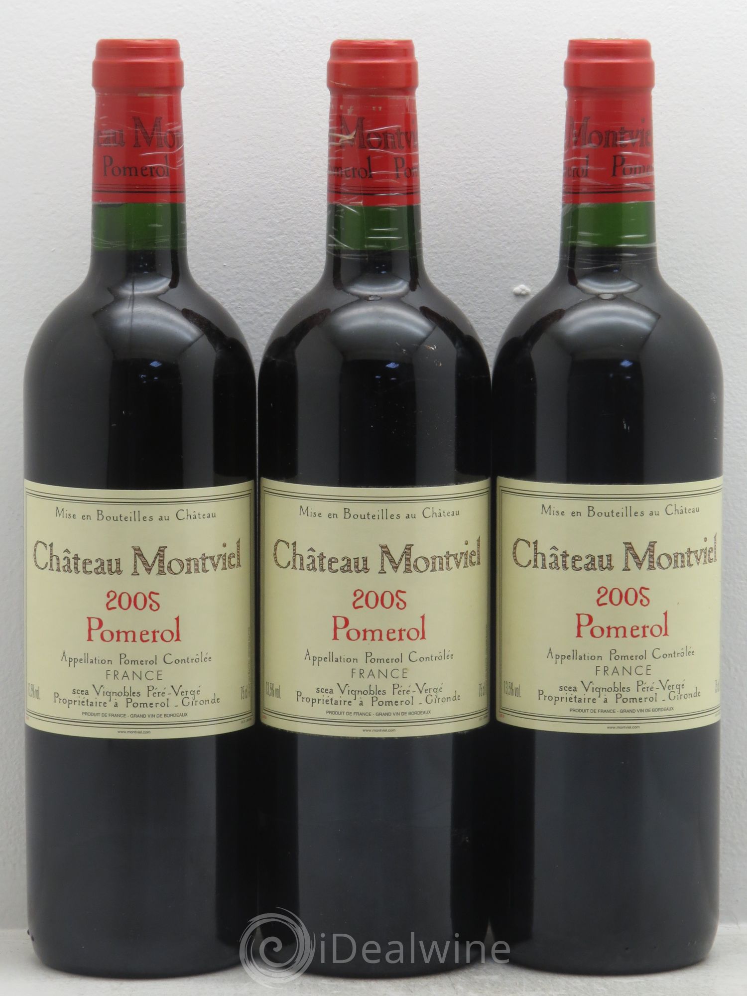Château Montviel 2005 - Lot de 3 bouteilles - 0