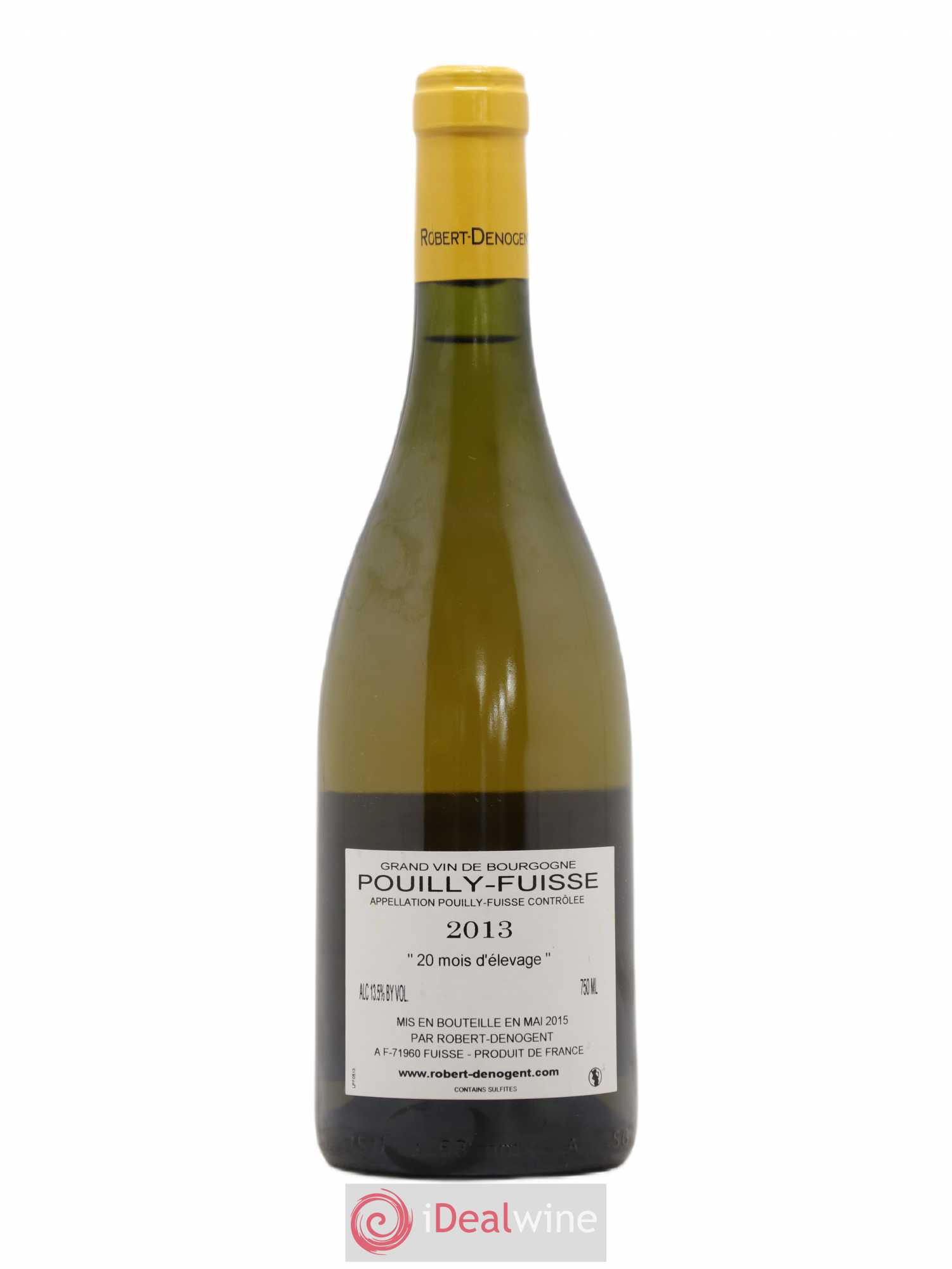 Pouilly-Fuissé Les Carrons Vieilles Vignes Robert Denogent (Domaine) 2013 - Lot de 1 bouteille - 1