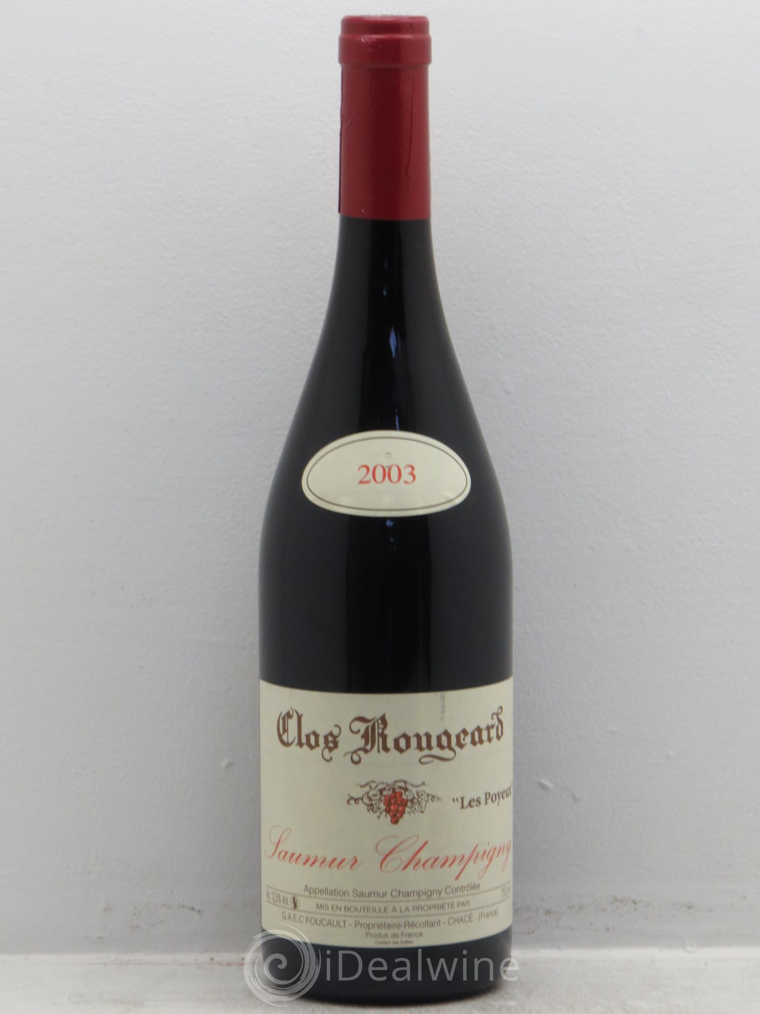 Saumur-Champigny Les Poyeux Clos Rougeard 2003 - Lot de 1 bouteille - 0