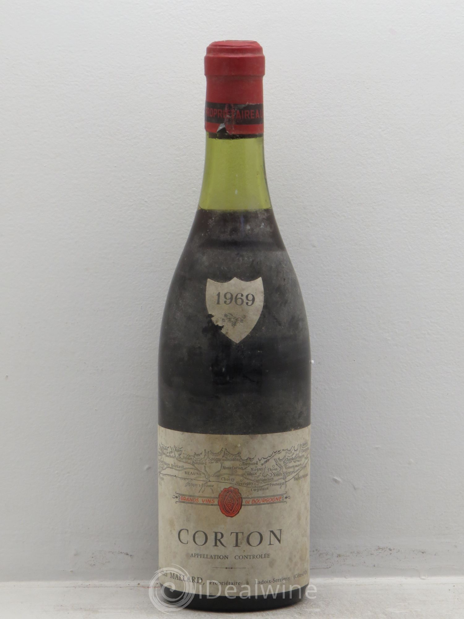 Corton Grand Cru M.Mallard 1969 - Lot de 1 bouteille - 0