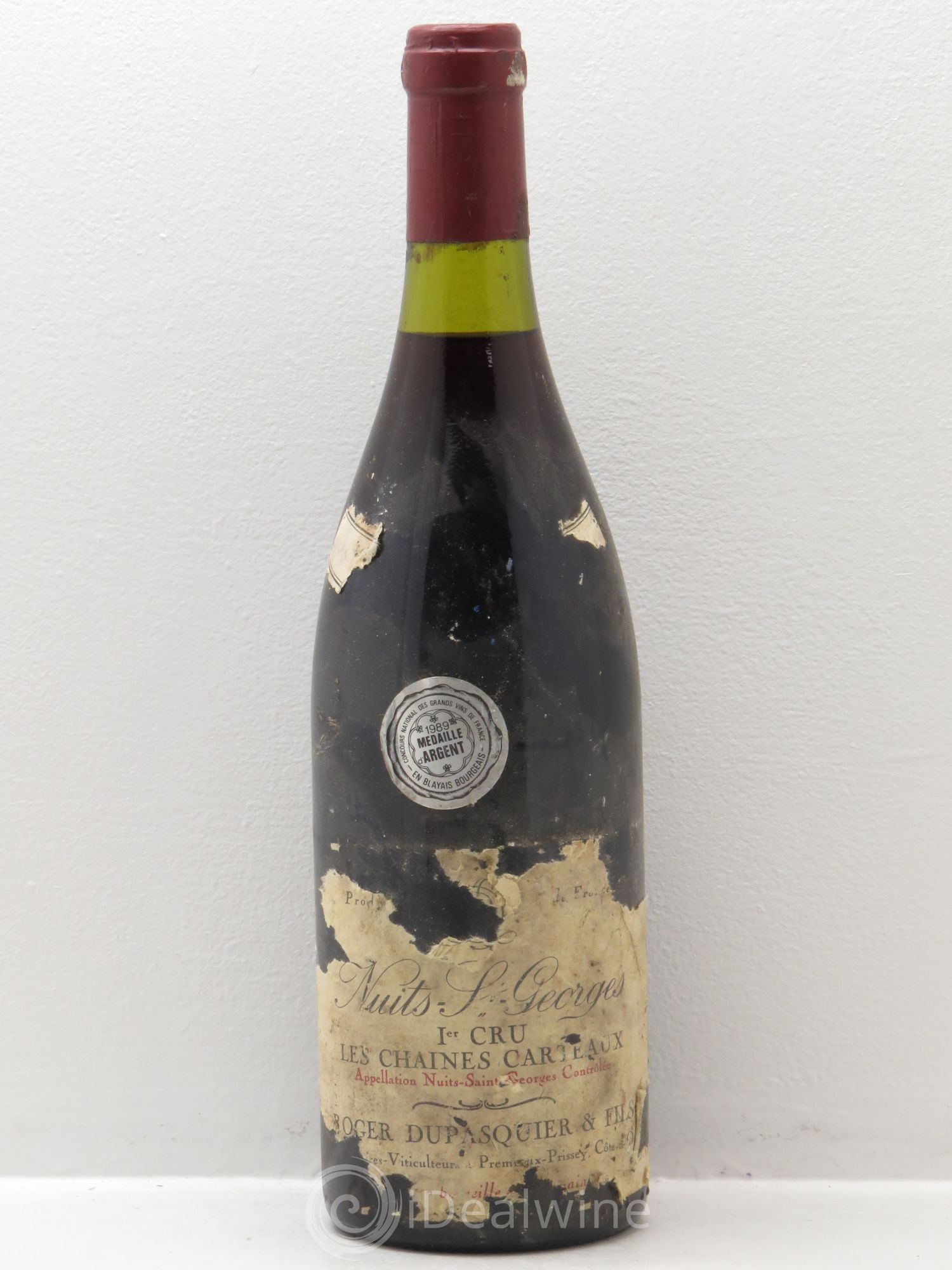 Nuits-Saint-Georges 1er Cru Les Chaines Carreaux - R.Duspaquier 1989 - Posten von 1 Flasche - 0