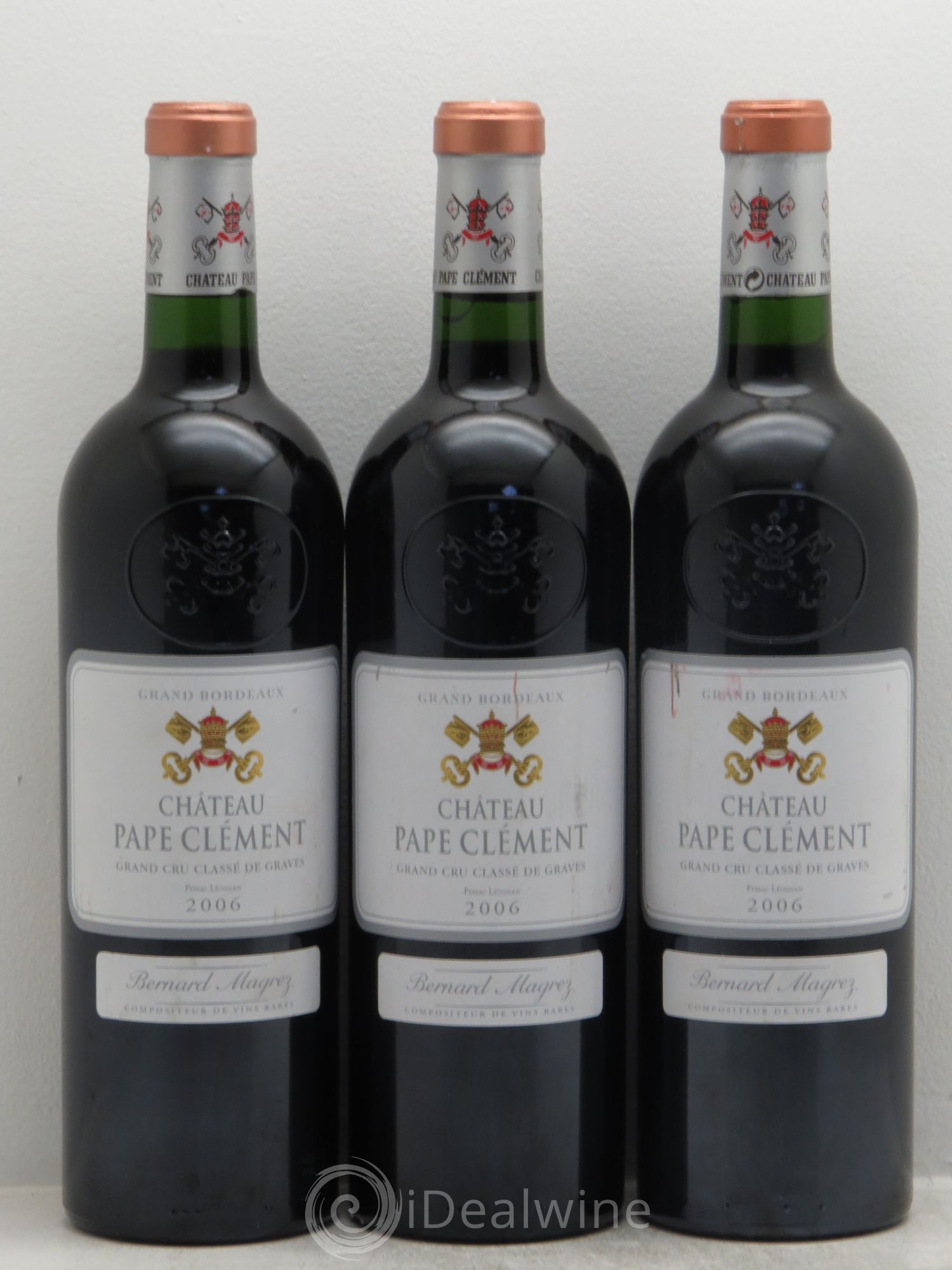 Château Pape Clément Cru Classé de Graves 2006 - Lot de 3 bouteilles - 0
