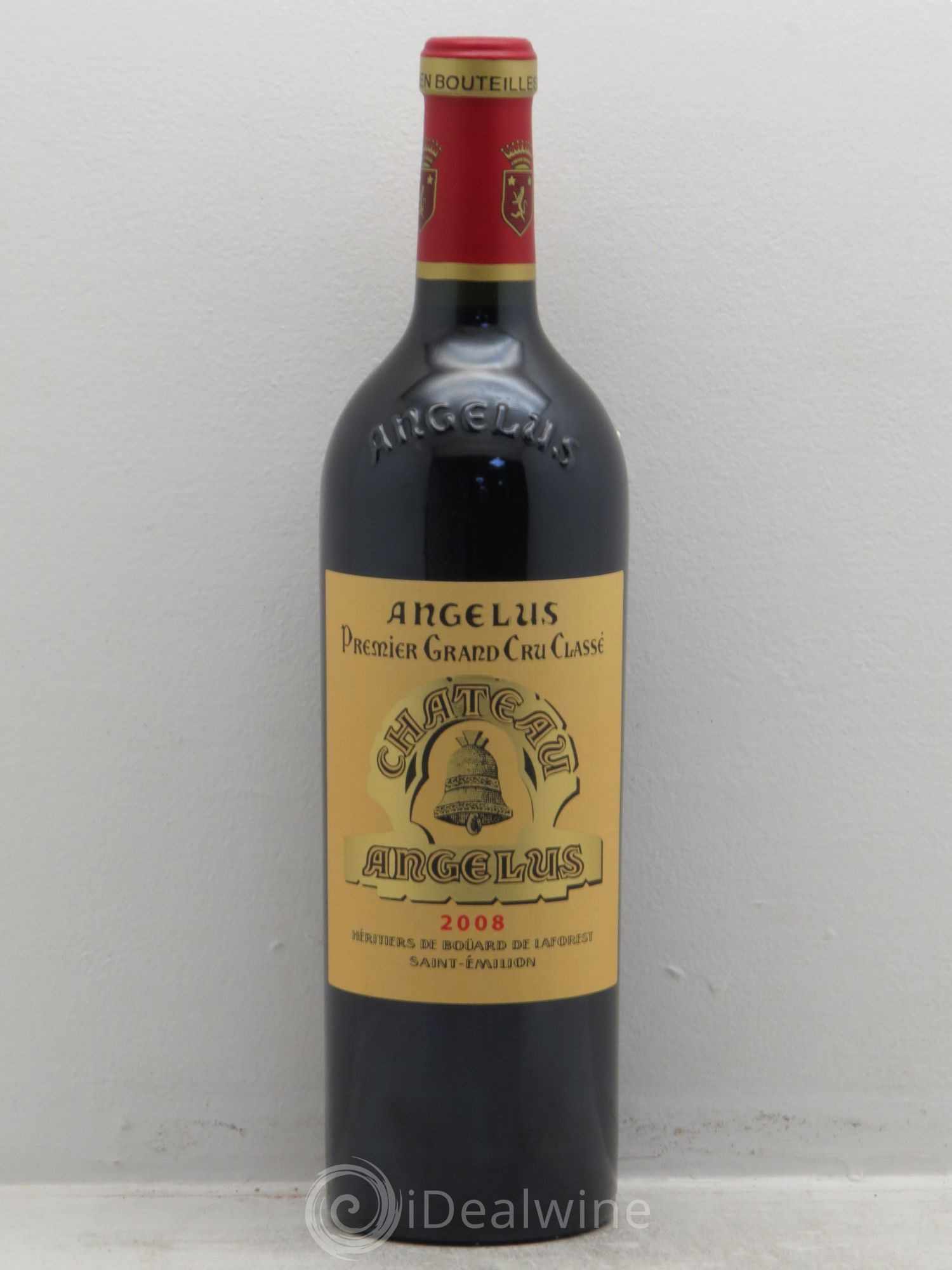 Château Angélus 1er Grand Cru Classé A 2008 - Lot de 1 bouteille - 0