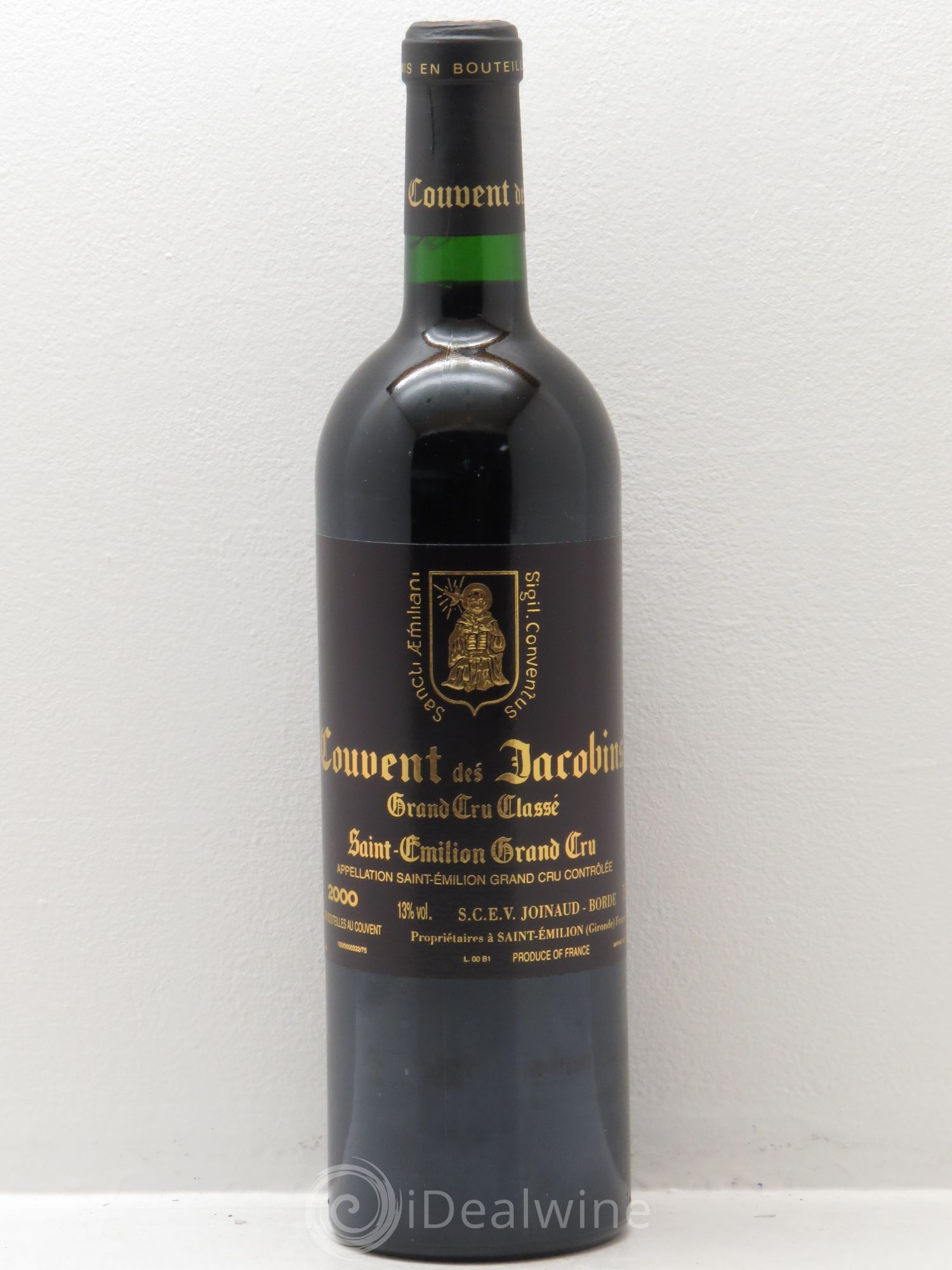 Château Couvent des Jacobins Grand Cru Classé 2000 - Lot de 12 bouteilles - 0