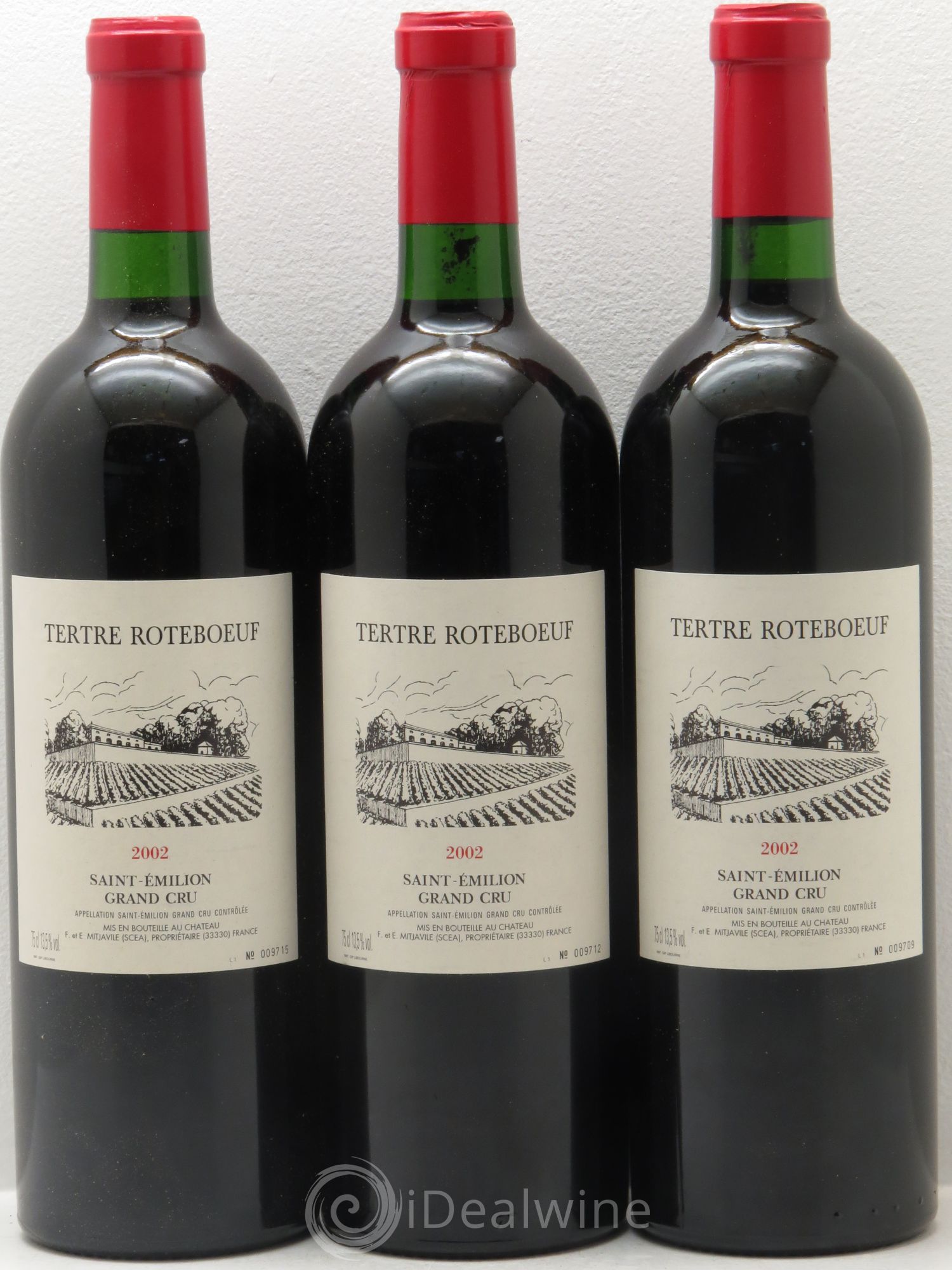 Château Tertre Roteboeuf 2002 - Lot de 12 bouteilles - 1