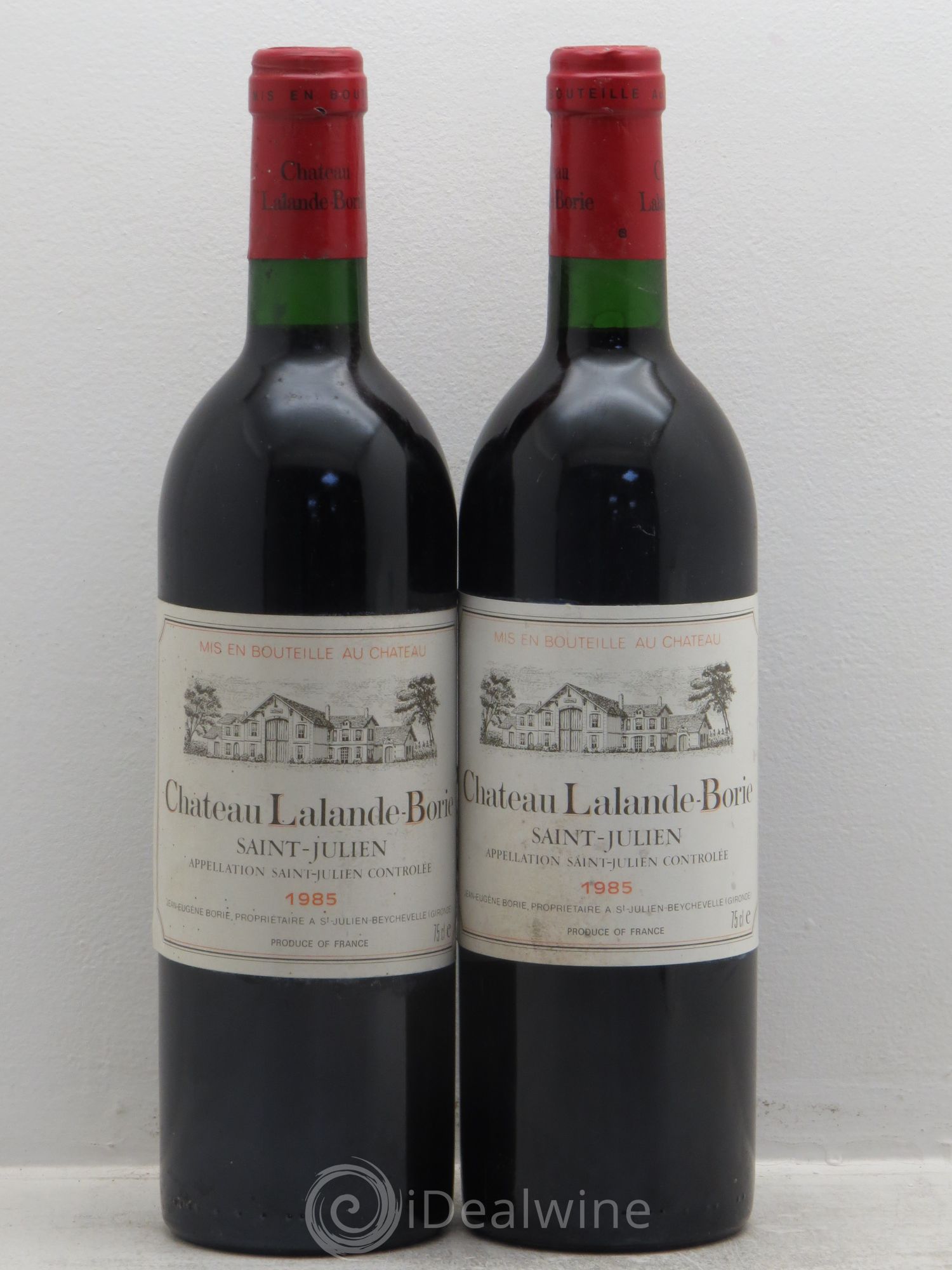 Château Lalande Borie 1985 - Lot de 2 bouteilles - 0