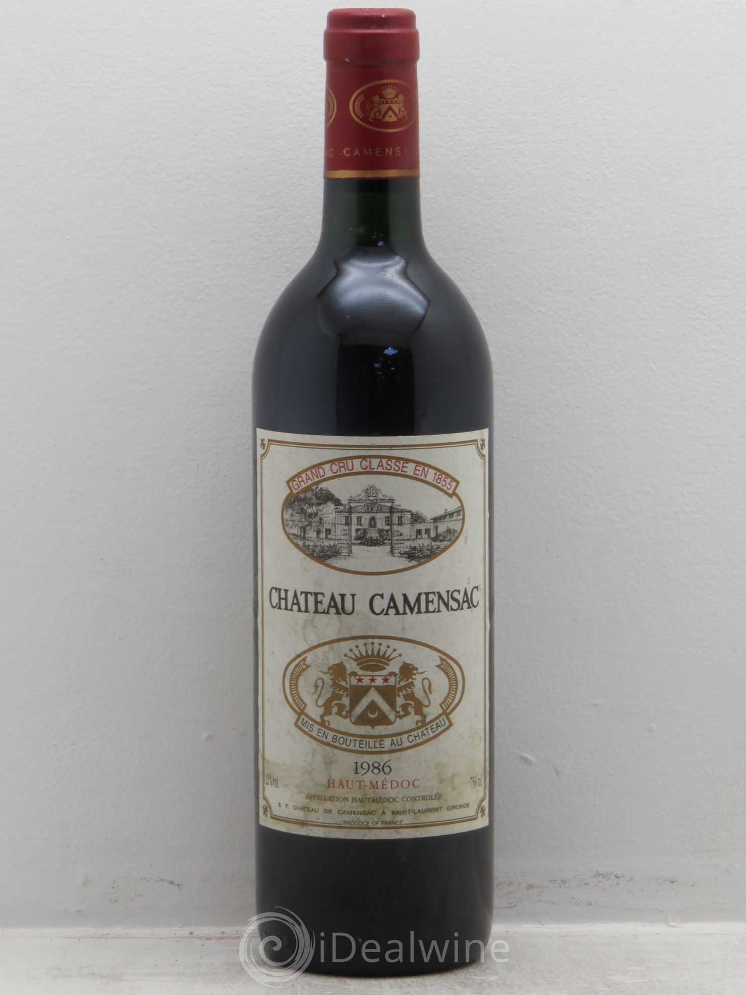 Château Camensac 5ème Grand Cru Classé 1986 - Lot de 1 bouteille - 0