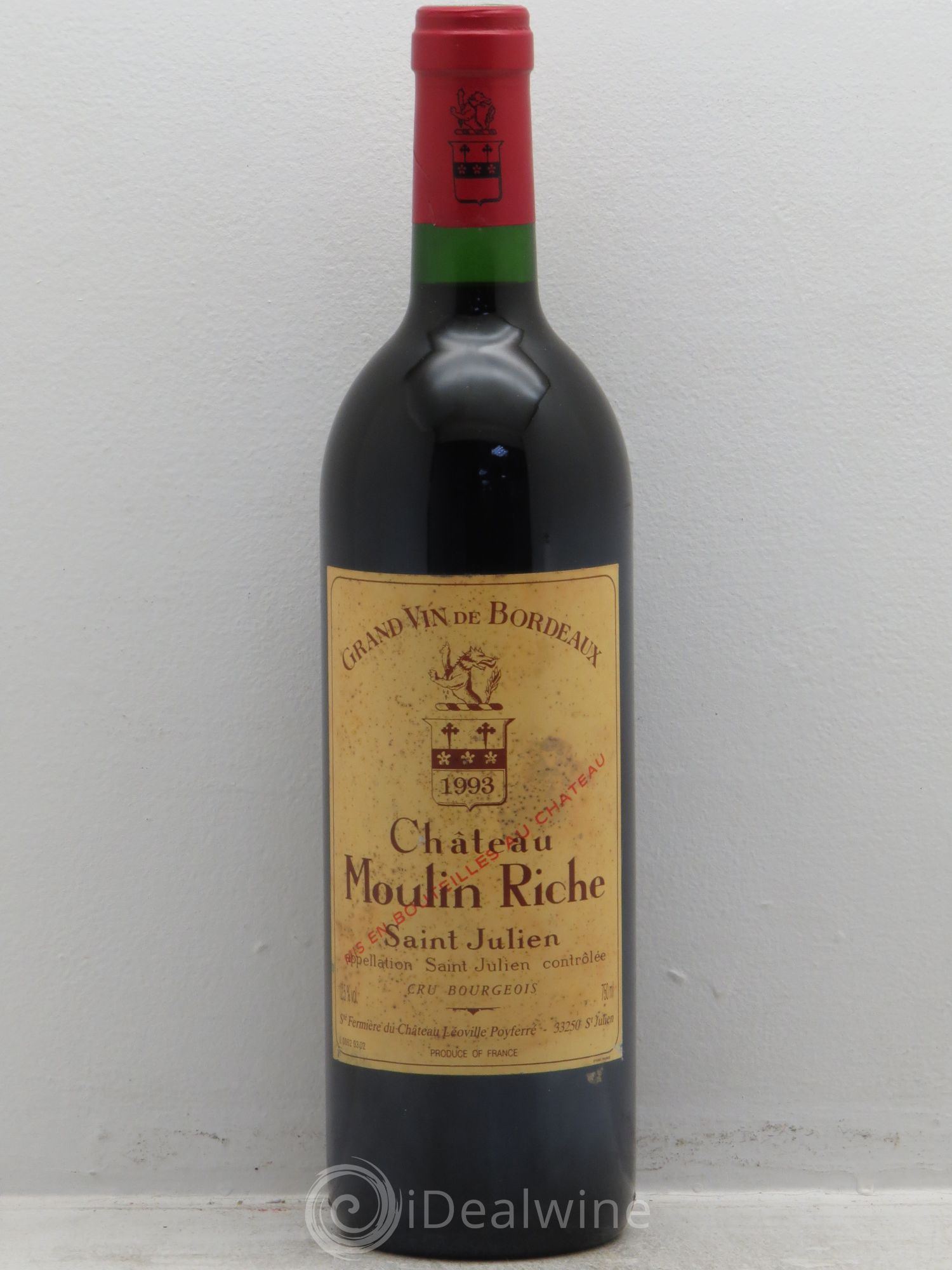 Château Moulin Riche 1993 - Lot de 1 bouteille - 0