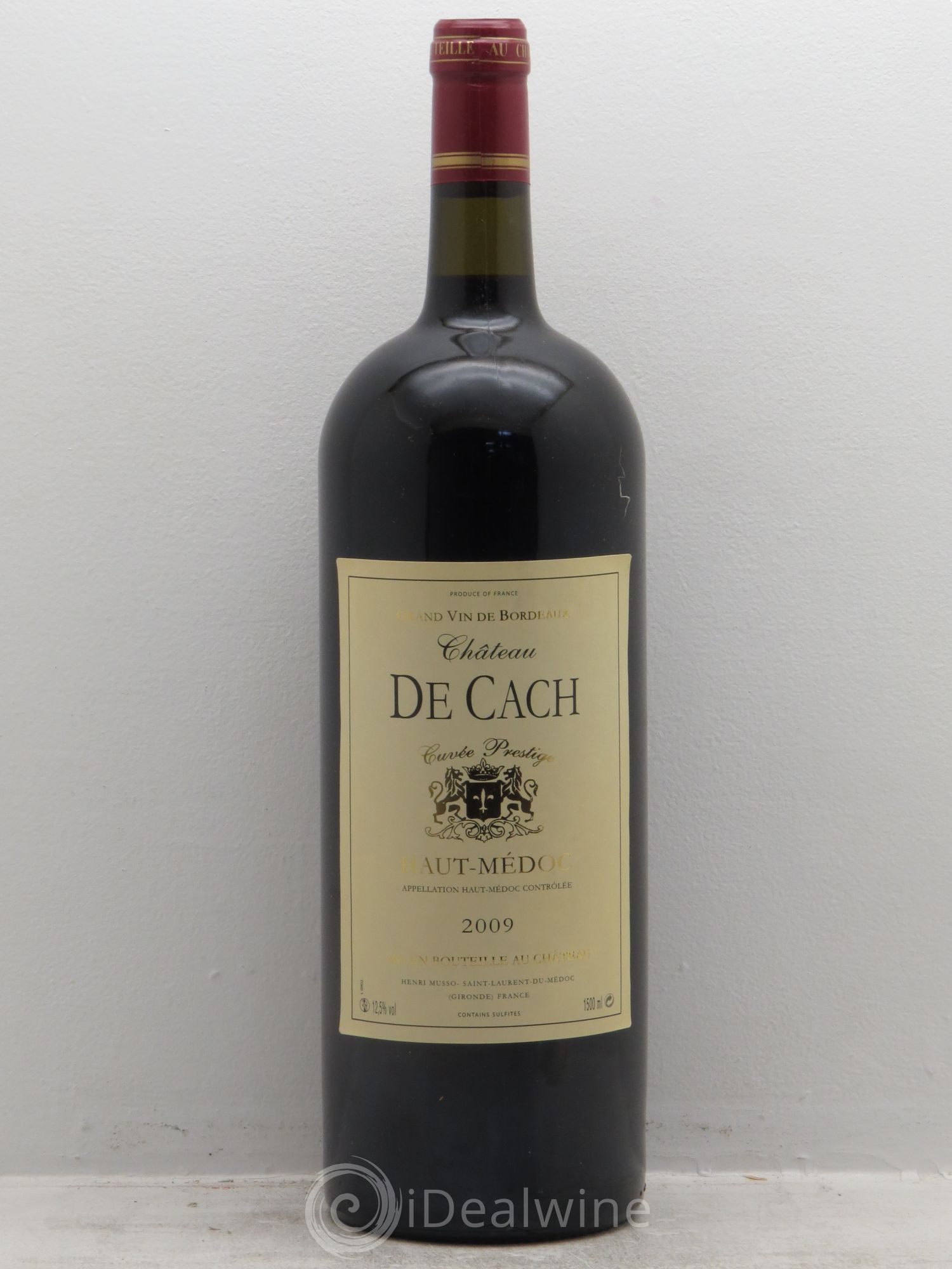 Haut Médoc Château de Cash - Prestige 2009 - Posten von 1 Magnum - 0
