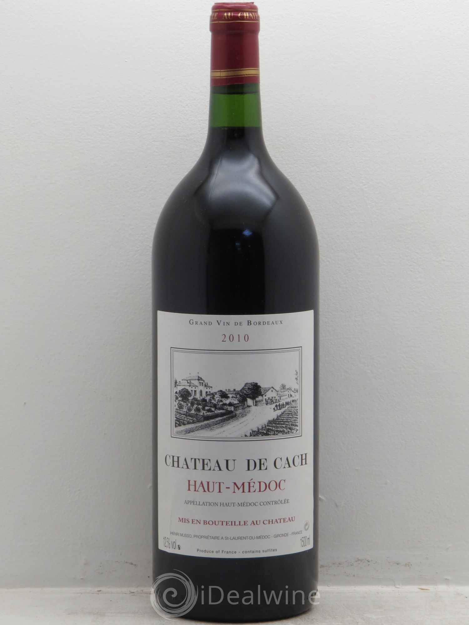 Haut Médoc Château de Cash 2010 - Posten von 1 Magnum - 0