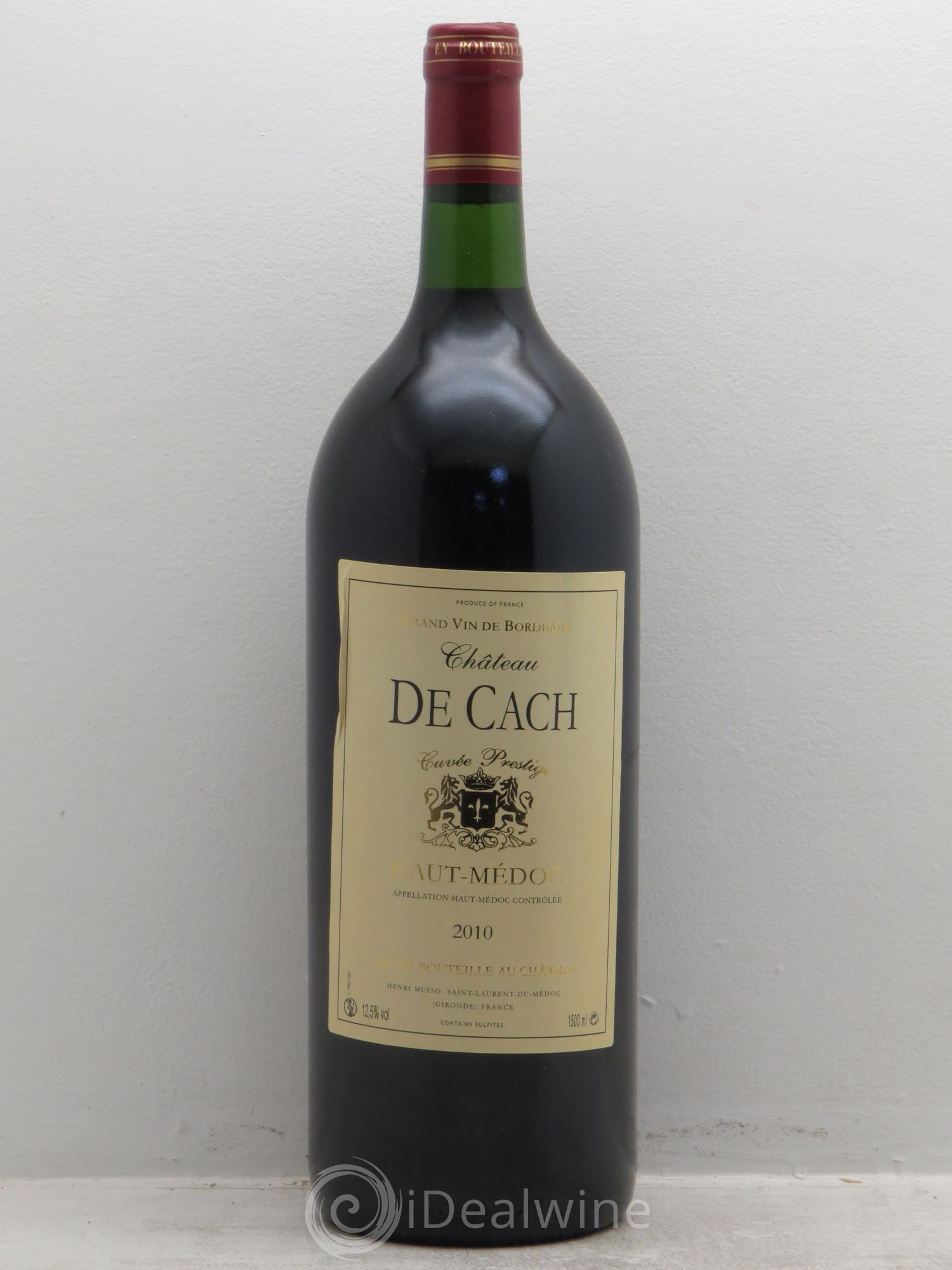 Haut Médoc Château de Cash - Prestige 2010 - Posten von 1 Magnum - 0