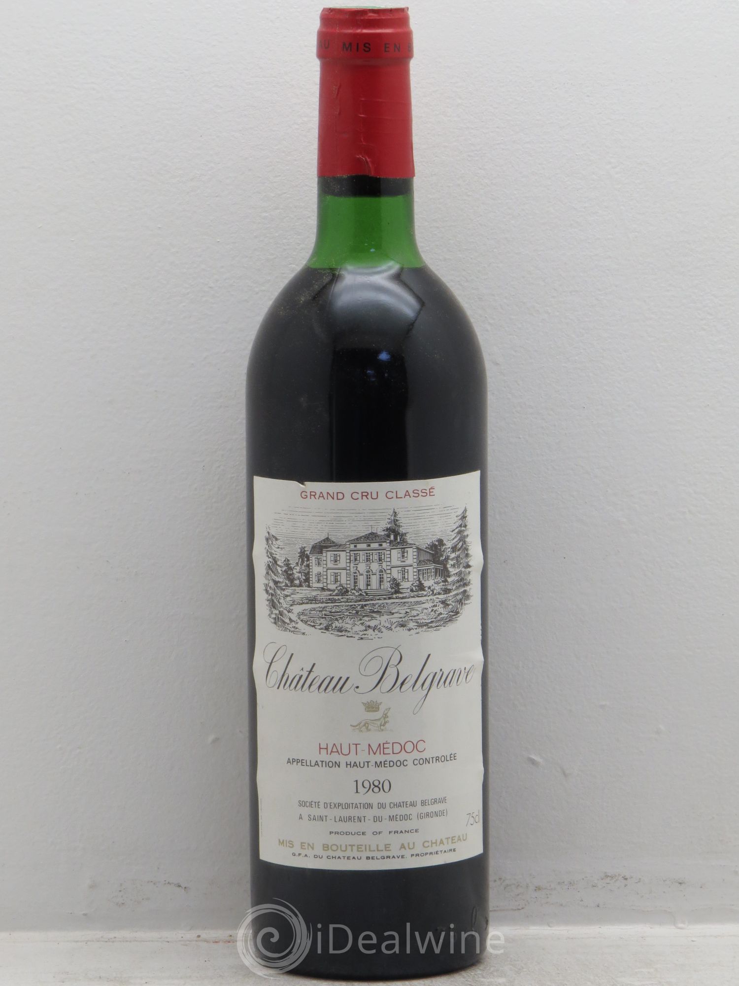 Château Belgrave 5ème Grand Cru Classé 1980 - Lot de 6 bouteilles - 0