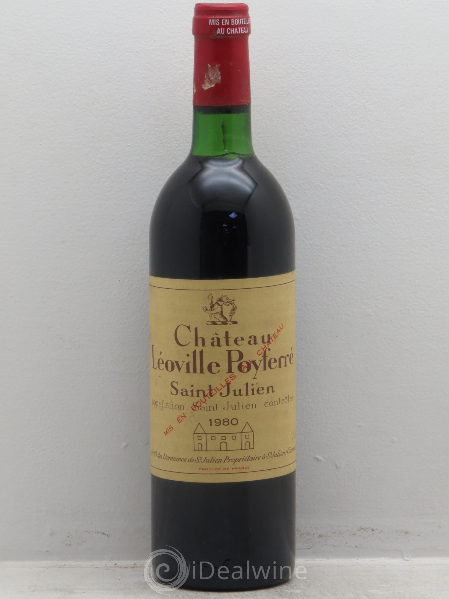 Château Léoville Poyferré 2ème Grand Cru Classé 1980 - Lot de 1 bouteille - 0
