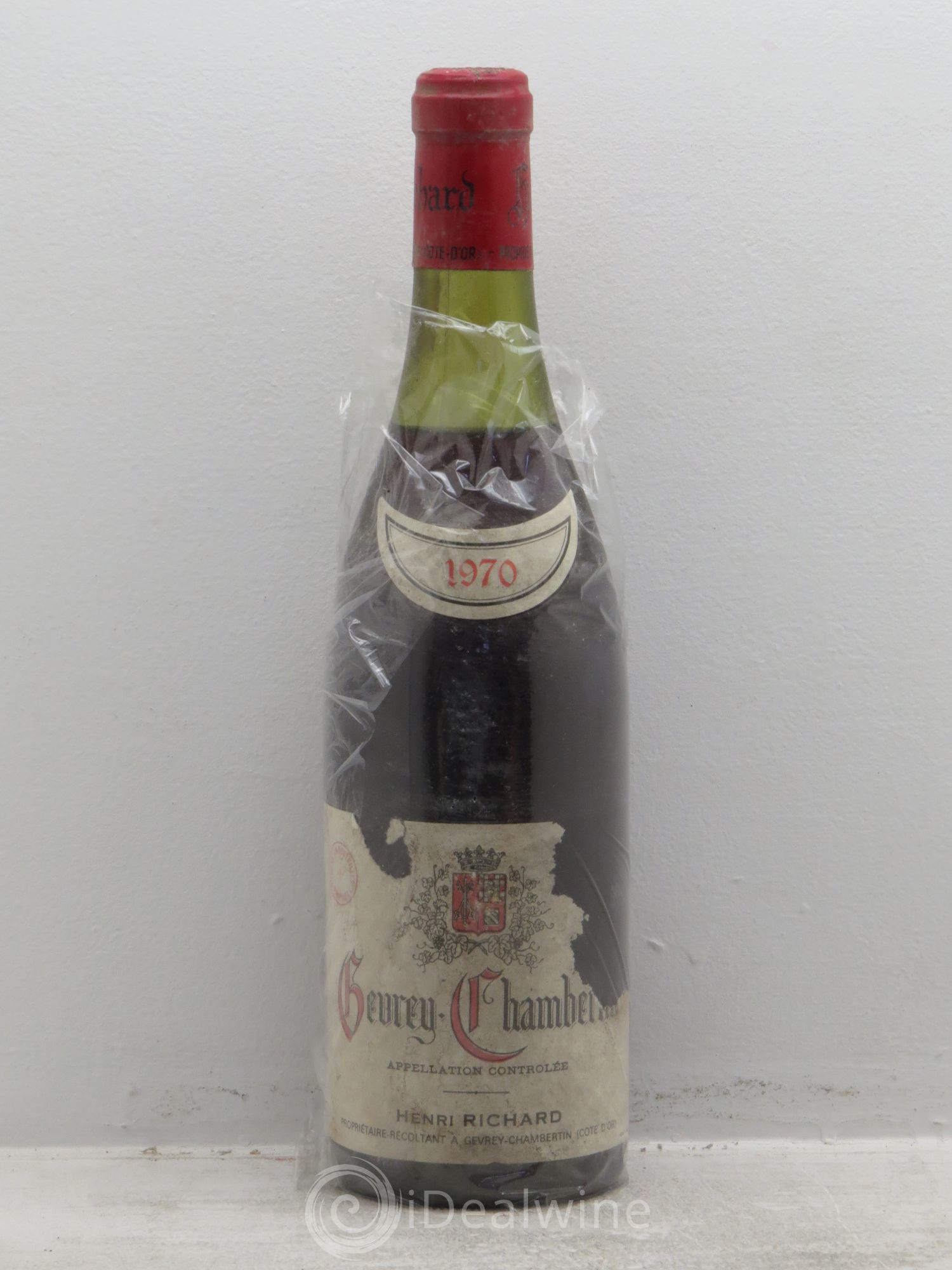 Gevrey-Chambertin Domaine Henri Richard 1970 - Posten von 6 Flaschen - 0