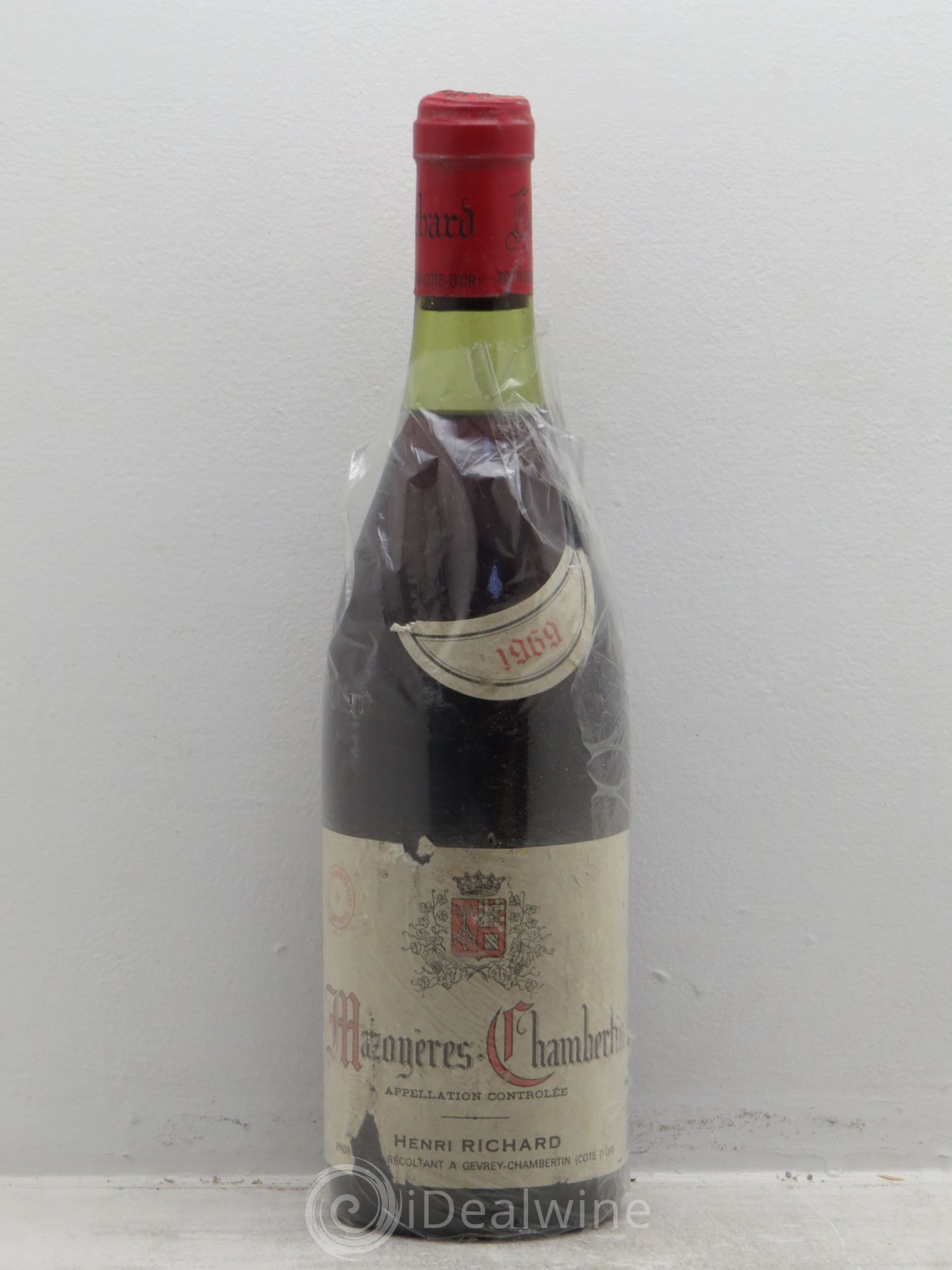 Mazoyères-Chambertin Grand Cru Domaine Henri Richard 1969 - Posten von 1 Flasche - 0