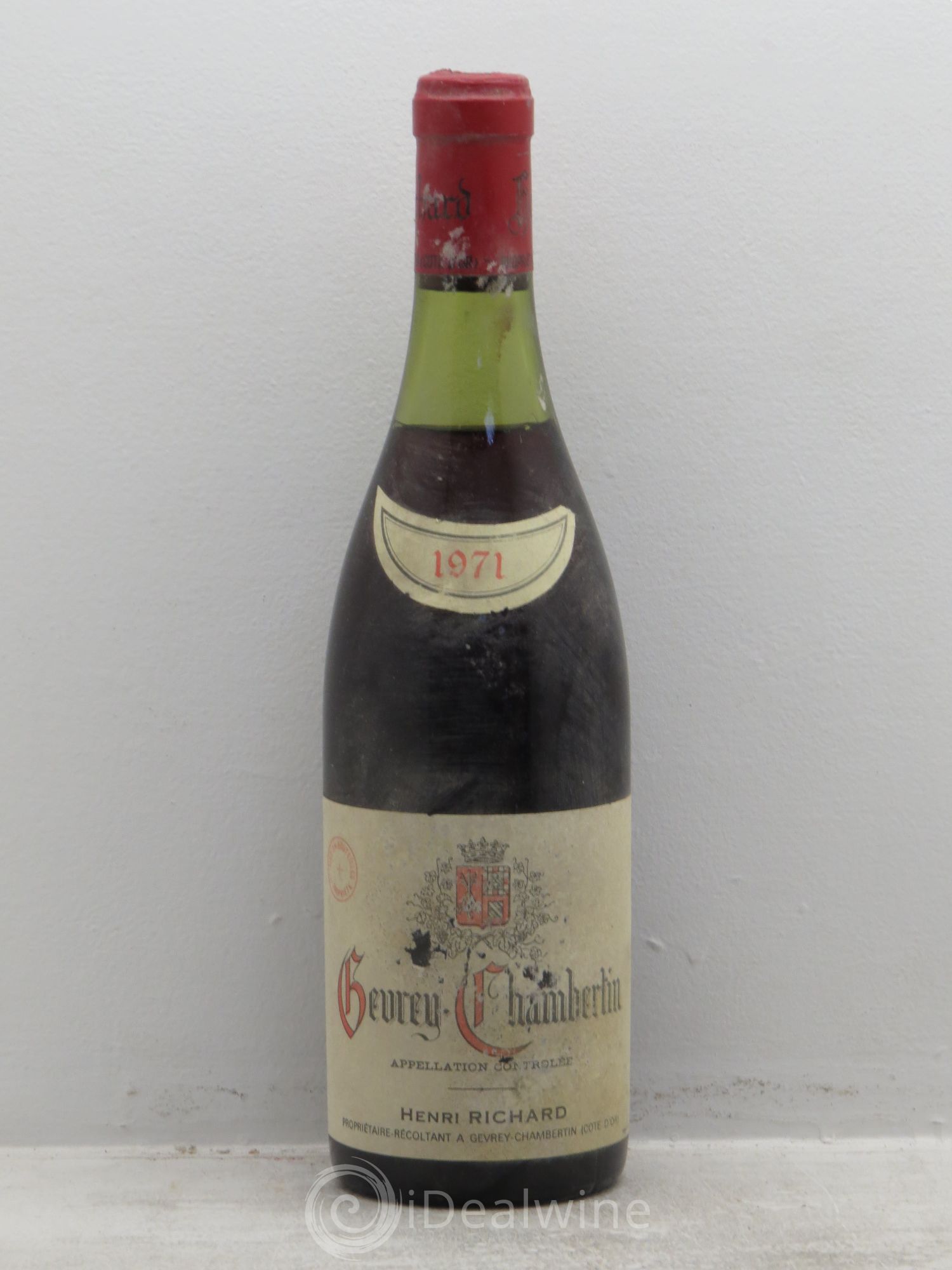 Gevrey-Chambertin Domaine Henri Richard 1971 - Posten von 6 Flaschen - 0
