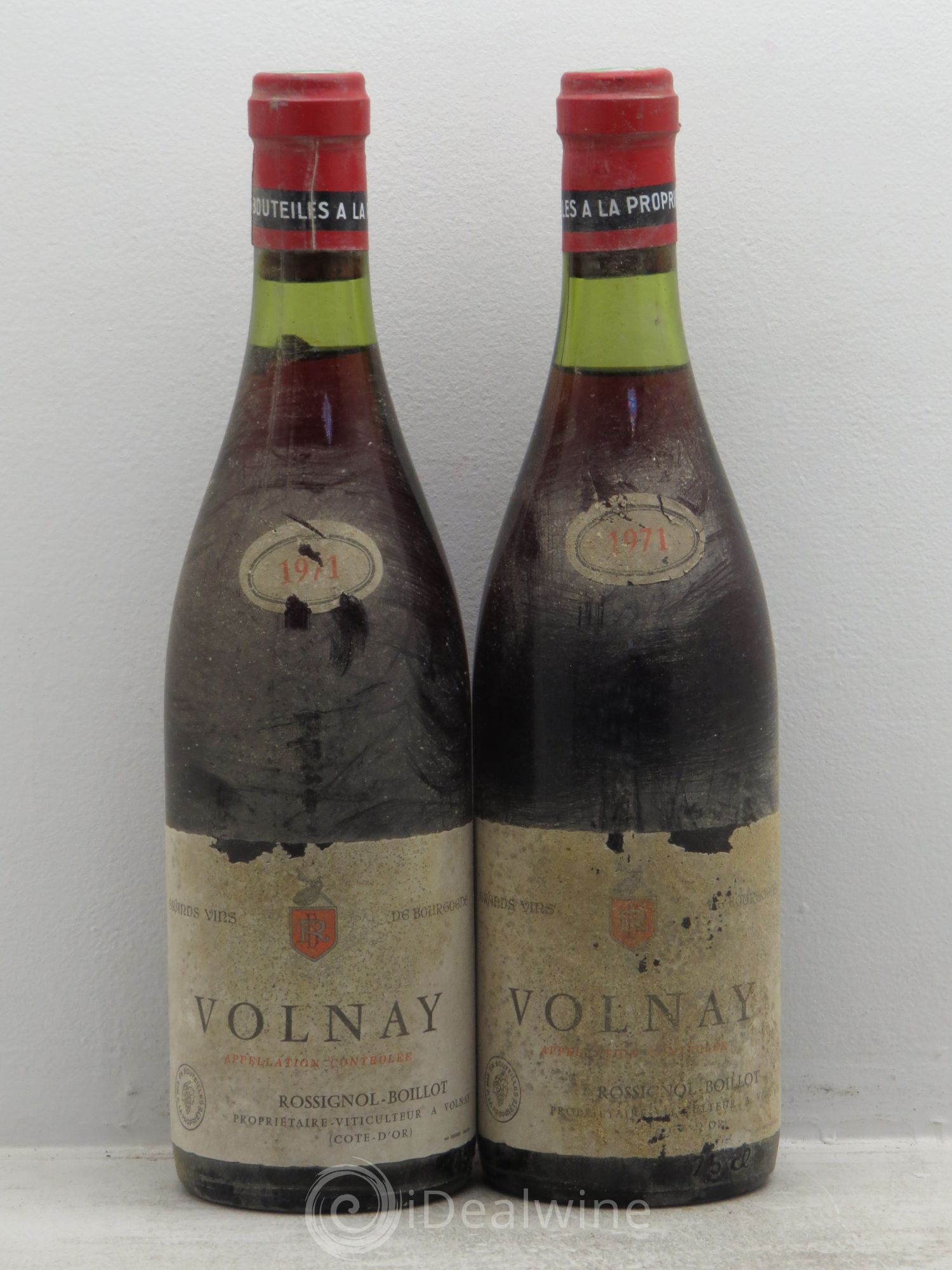 Volnay Henri Boillot (Domaine) 1971 - Lot de 2 bouteilles - 0