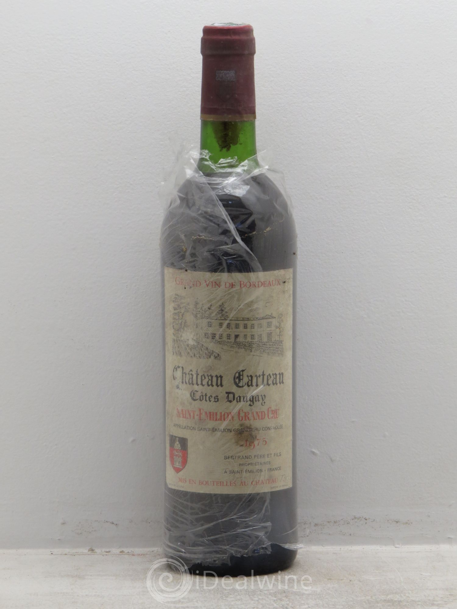 Saint-Émilion Château Carteau 1975 - Lot de 12 bouteilles - 0