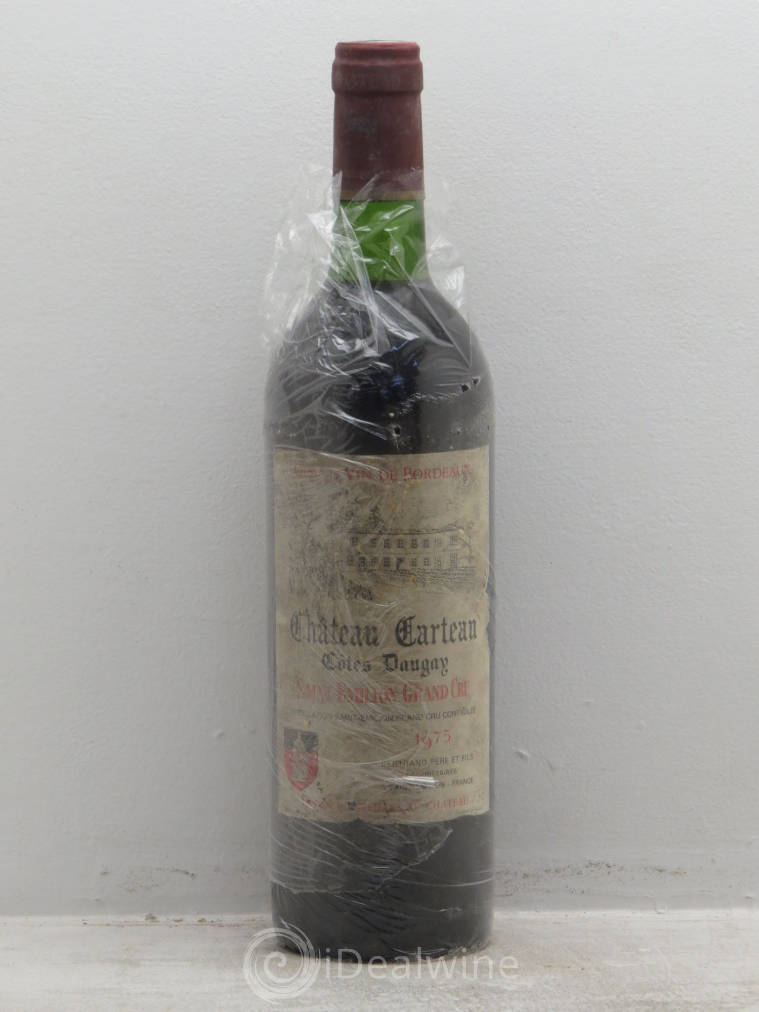 Saint-Émilion Château Carteau 1975 - Lot de 6 bouteilles - 0