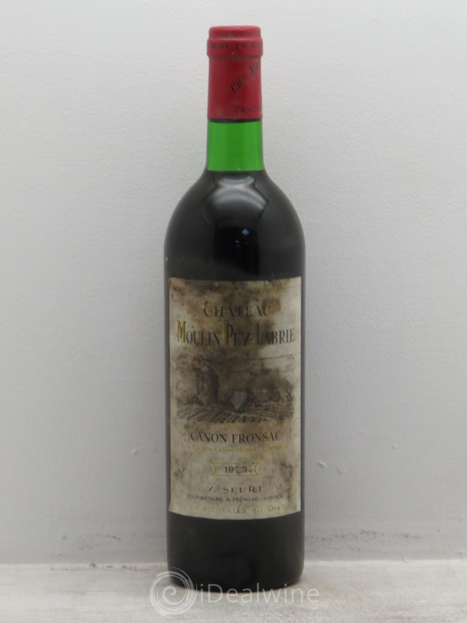 Château Moulin Pey-Labrie 1975 - Lot de 6 bouteilles - 0