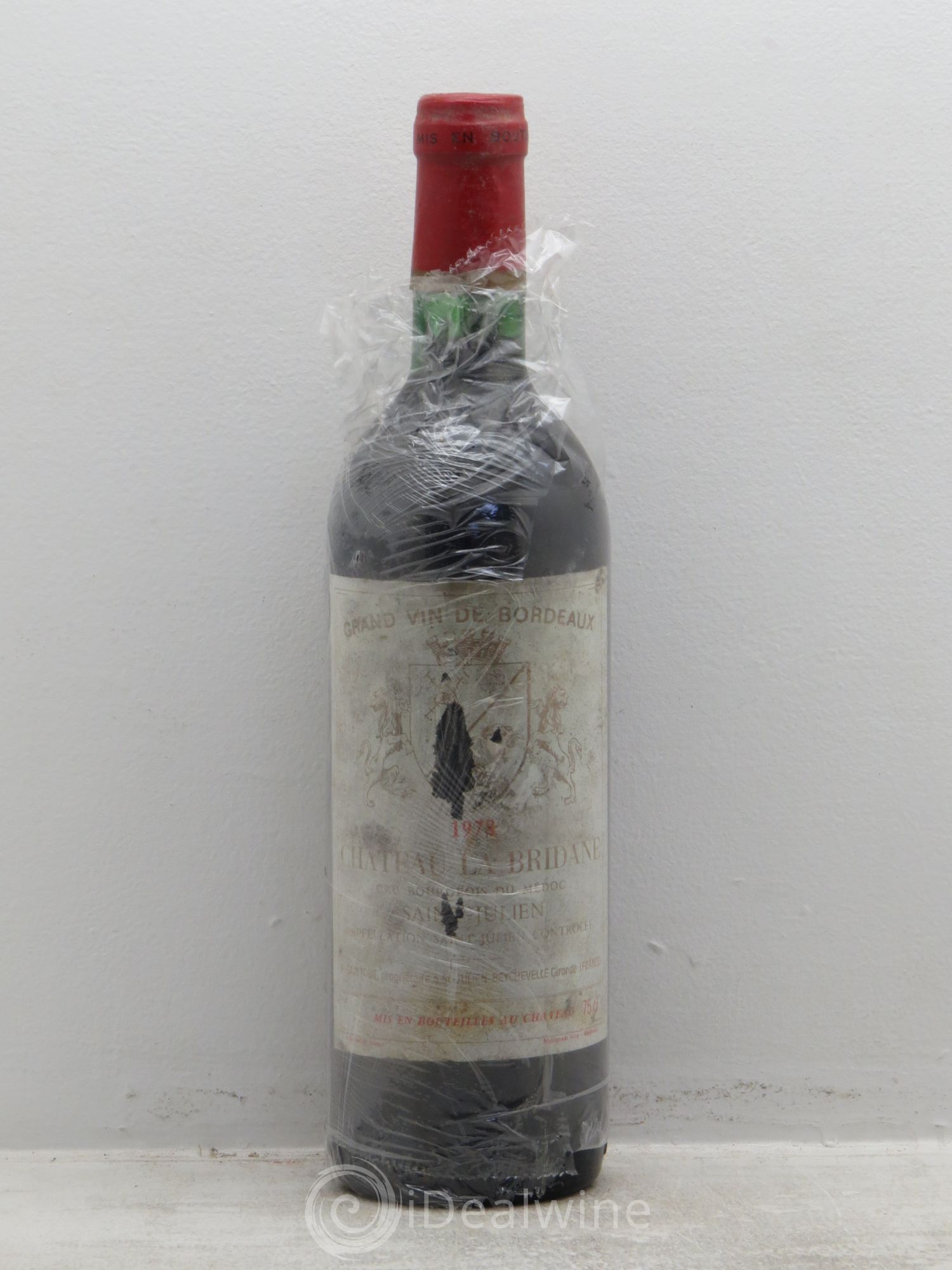 Château la Bridane Cru Bourgeois 1978 - Lot de 1 bouteille - 0