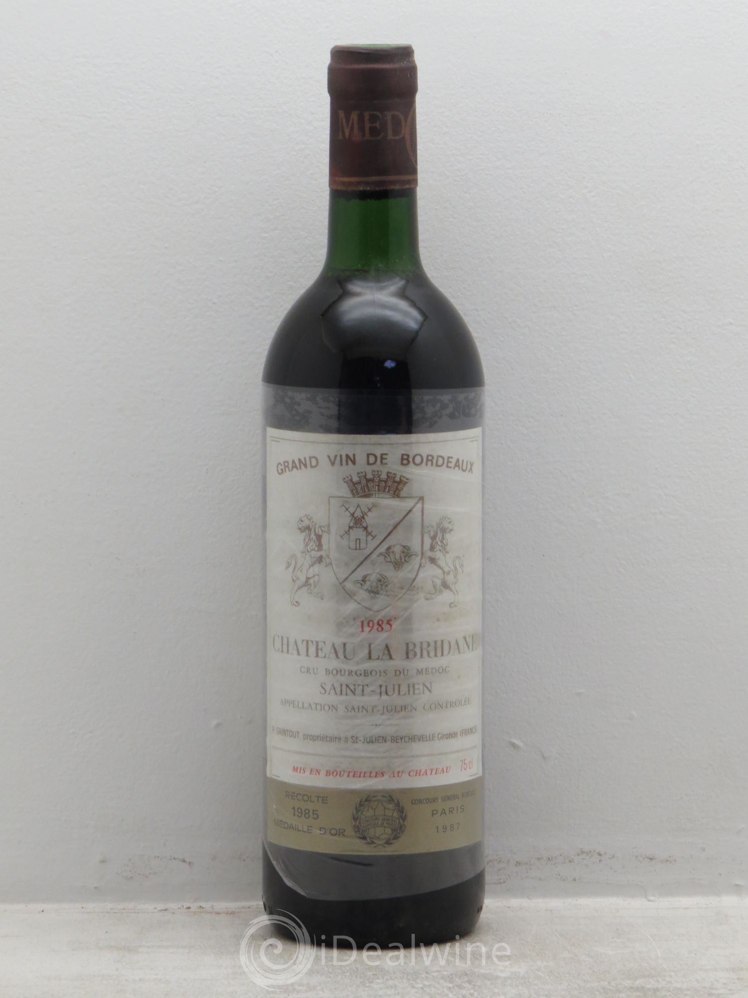 Château la Bridane Cru Bourgeois 1985 - Lot de 12 bouteilles - 0