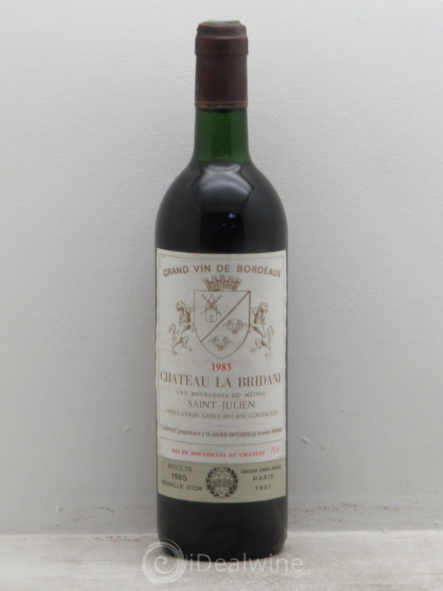 Château la Bridane Cru Bourgeois 1985 - Lot de 12 bouteilles - 0
