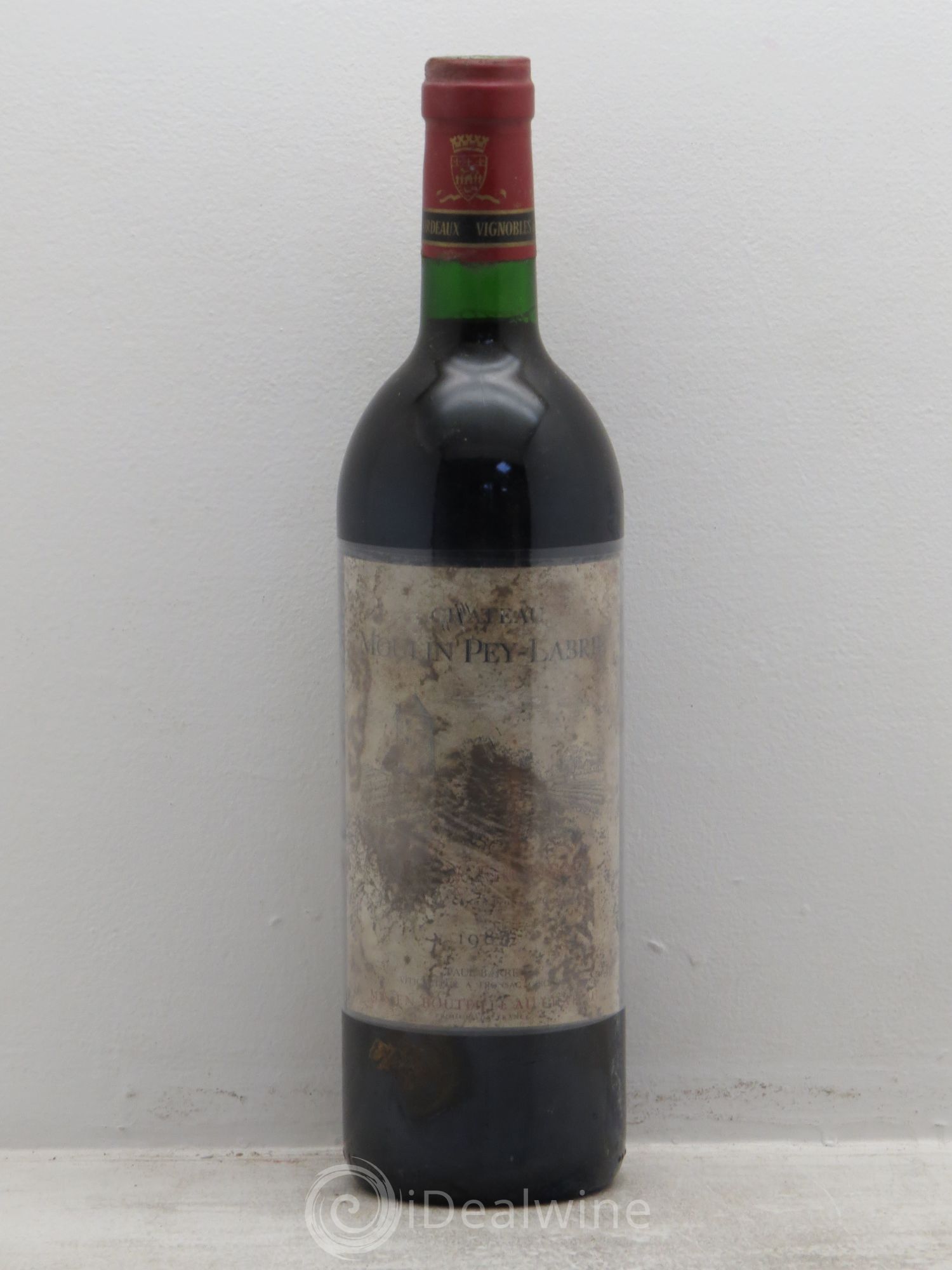 Château Moulin Pey-Labrie 1985 - Lot de 1 bouteille - 0