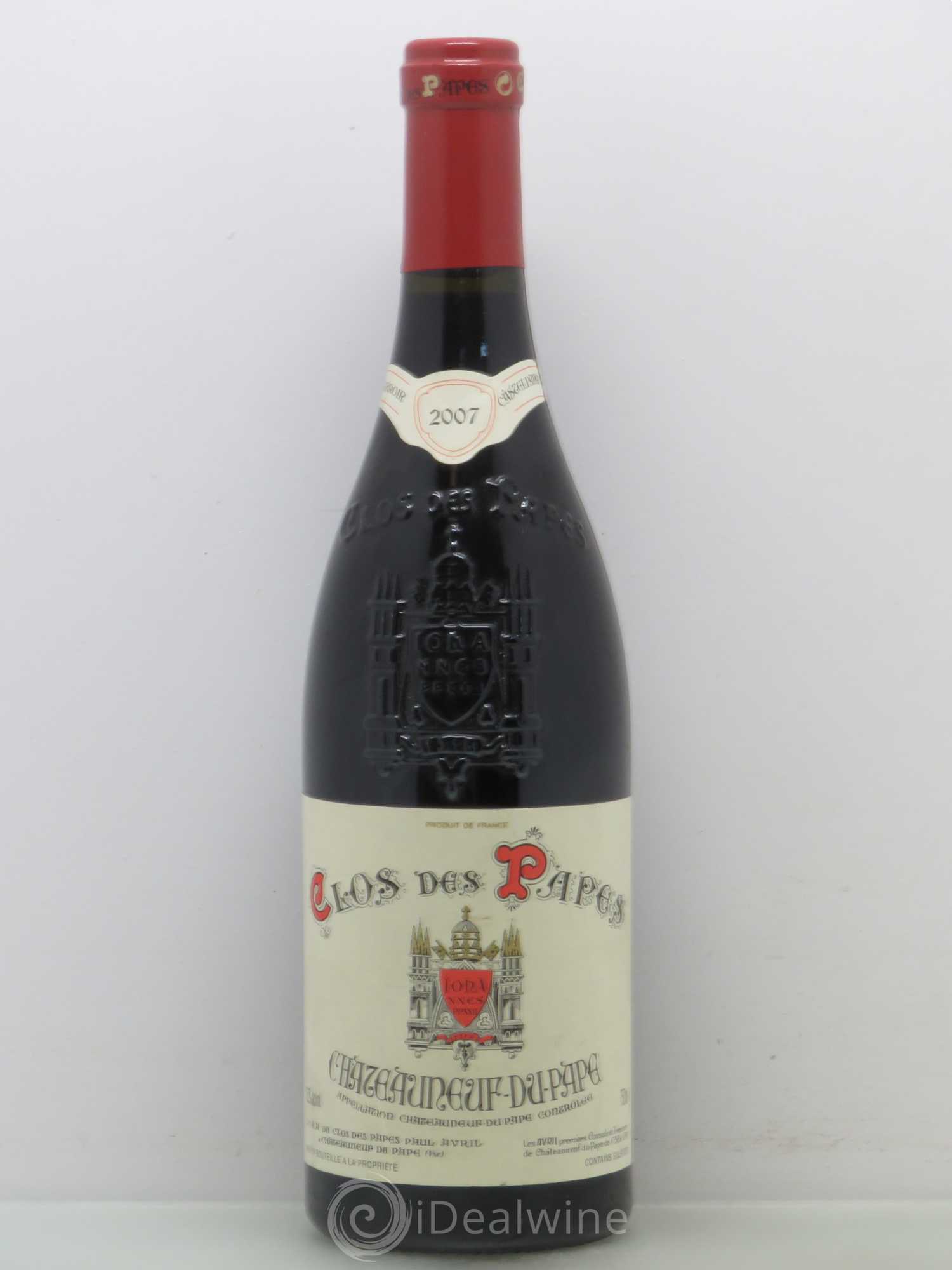 Châteauneuf-du-Pape Clos des Papes - Paul Avril 2007 - Lot de 1 bouteille - 0