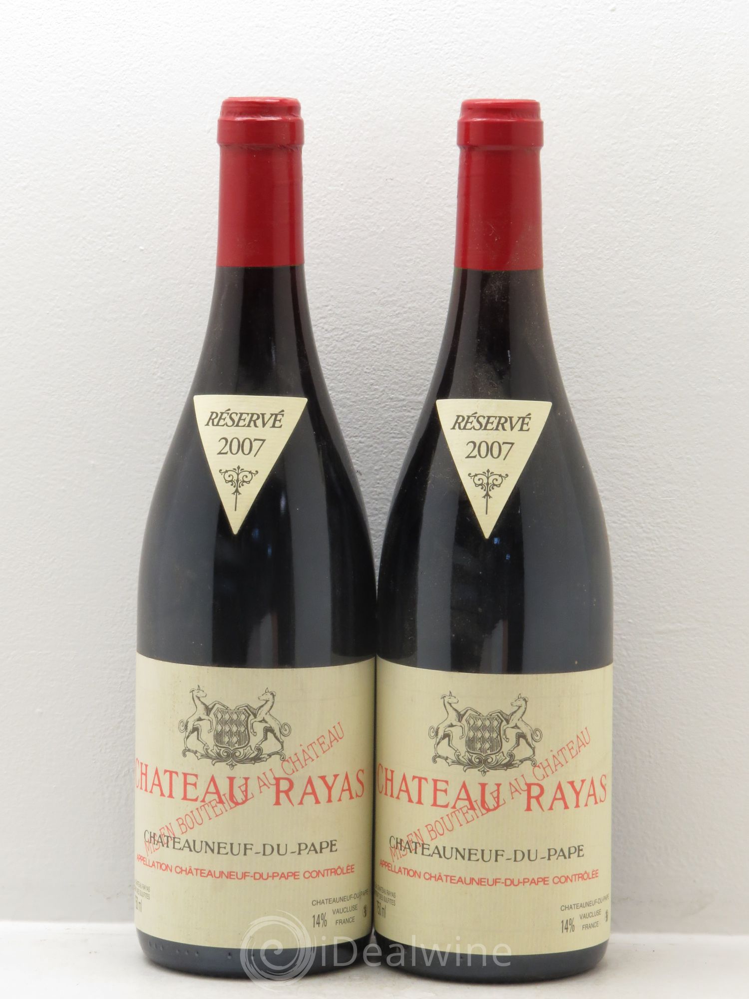 Châteauneuf-du-Pape Château Rayas Emmanuel Reynaud 2007 - Lot de 2 bouteilles - 0