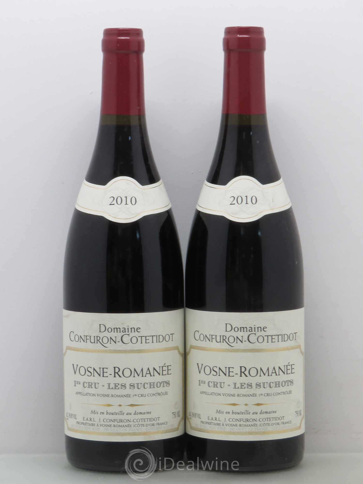 Vosne-Romanée 1er Cru Les Suchots Confuron-Cotetidot 2010 - Lot de 2 bouteilles - 0