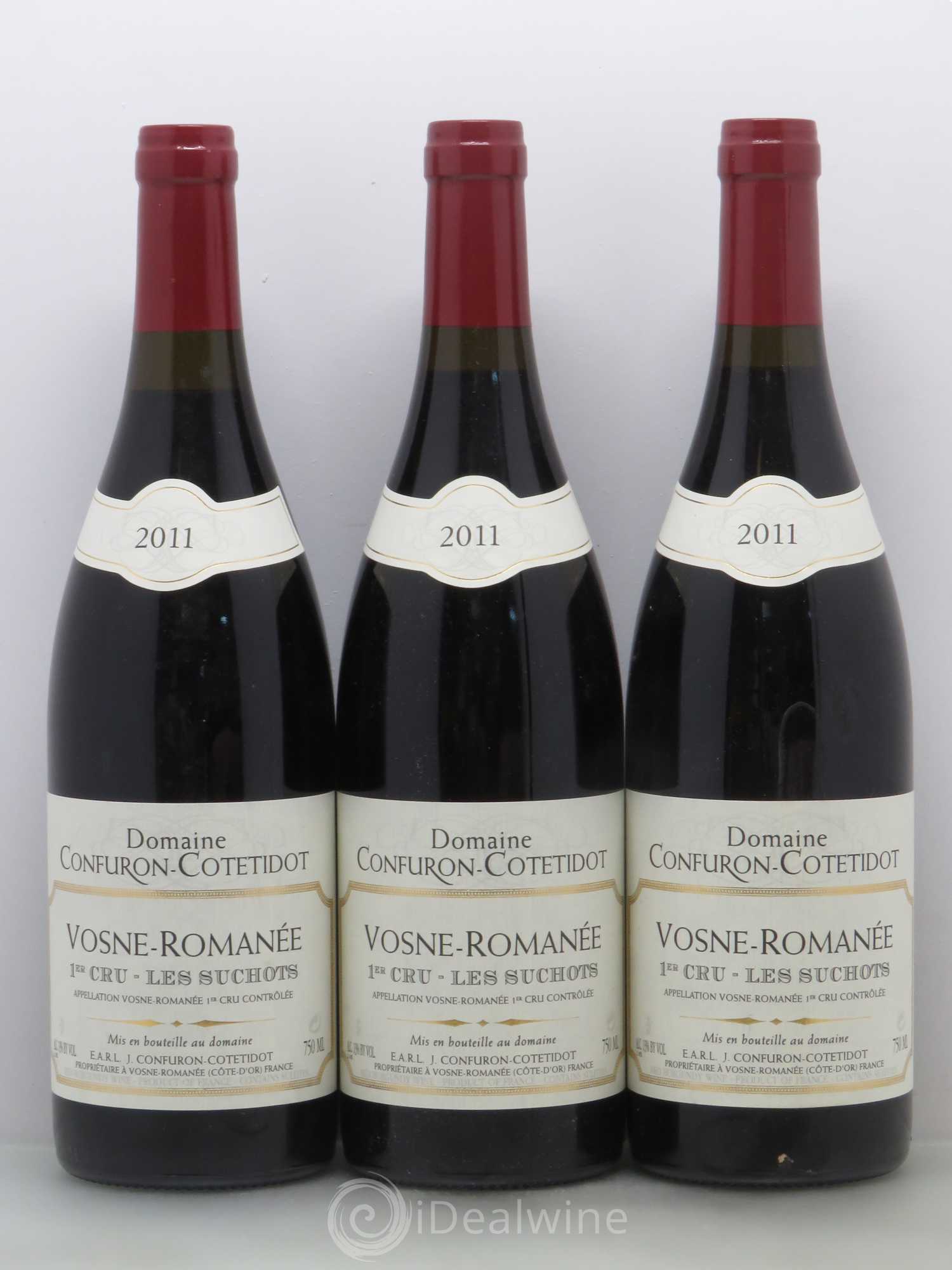 Vosne-Romanée 1er Cru Les Suchots Confuron-Cotetidot 2011 - Lot de 3 bouteilles - 0
