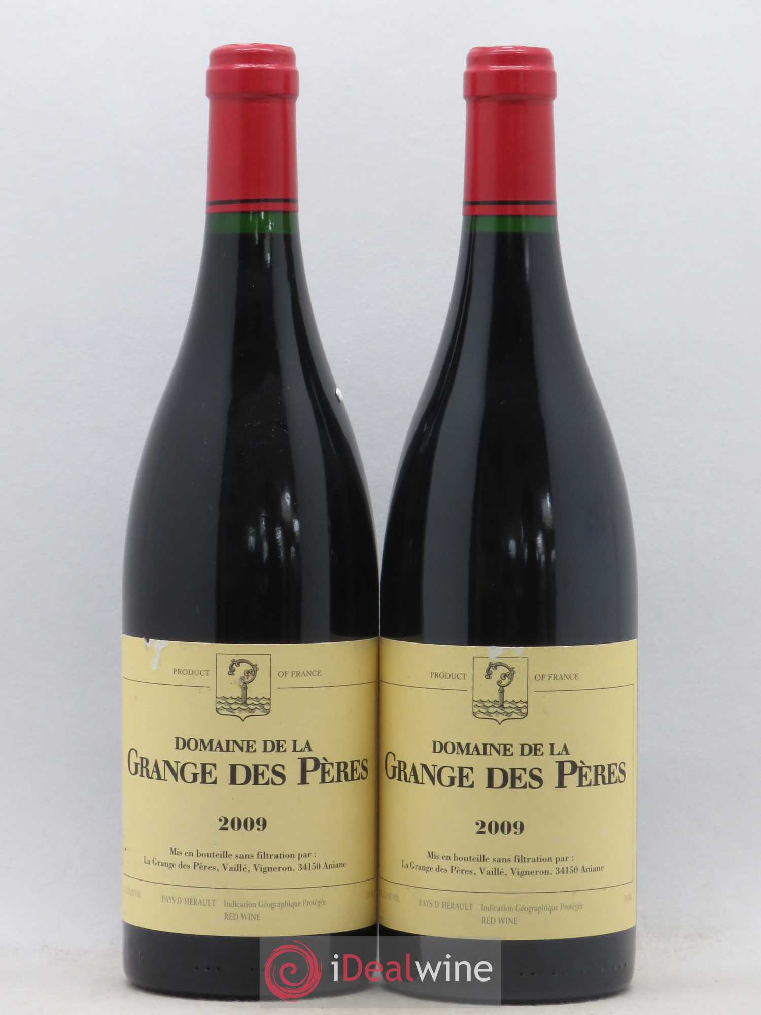 Pays d'Hérault Grange des Pères Laurent Vaillé 2009 - Lot de 2 bouteilles - 0