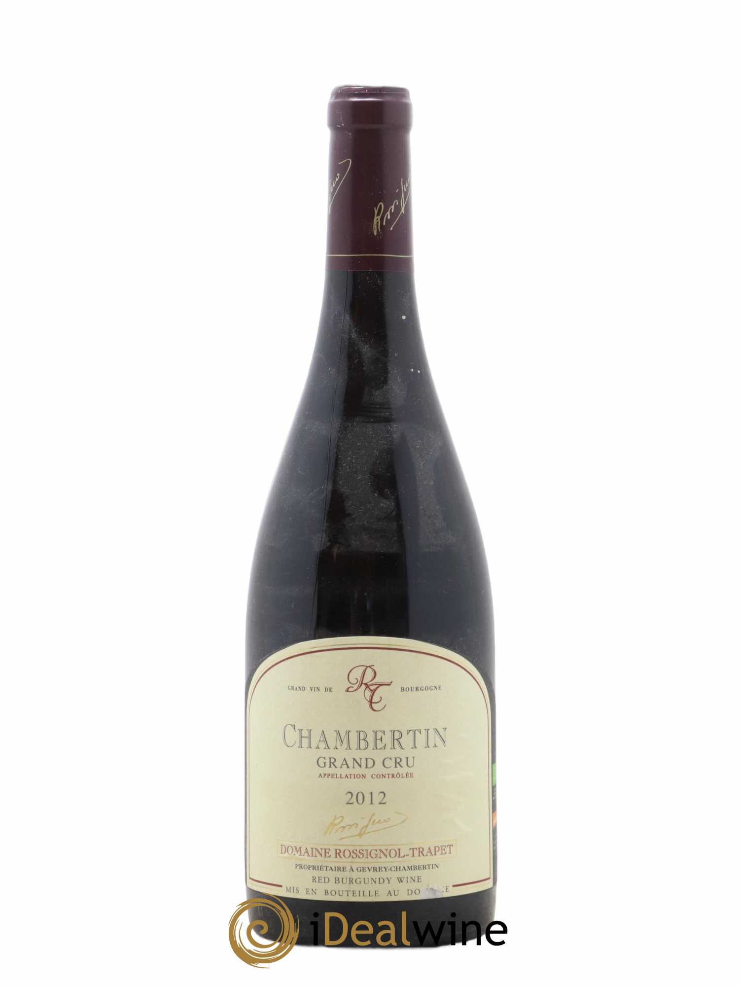Chambertin Grand Cru Rossignol-Trapet (Domaine) 2012 - Lot de 1 bouteille - 0