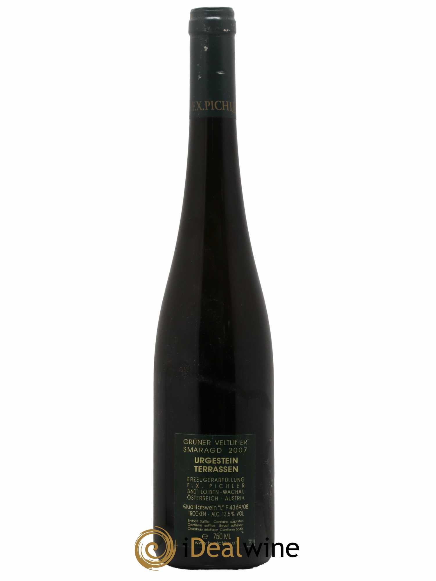 Gruner Veltliner F.X. Pichler Urgestein Terrassen Smaragd 2007 - Lot de 1 bouteille - 1