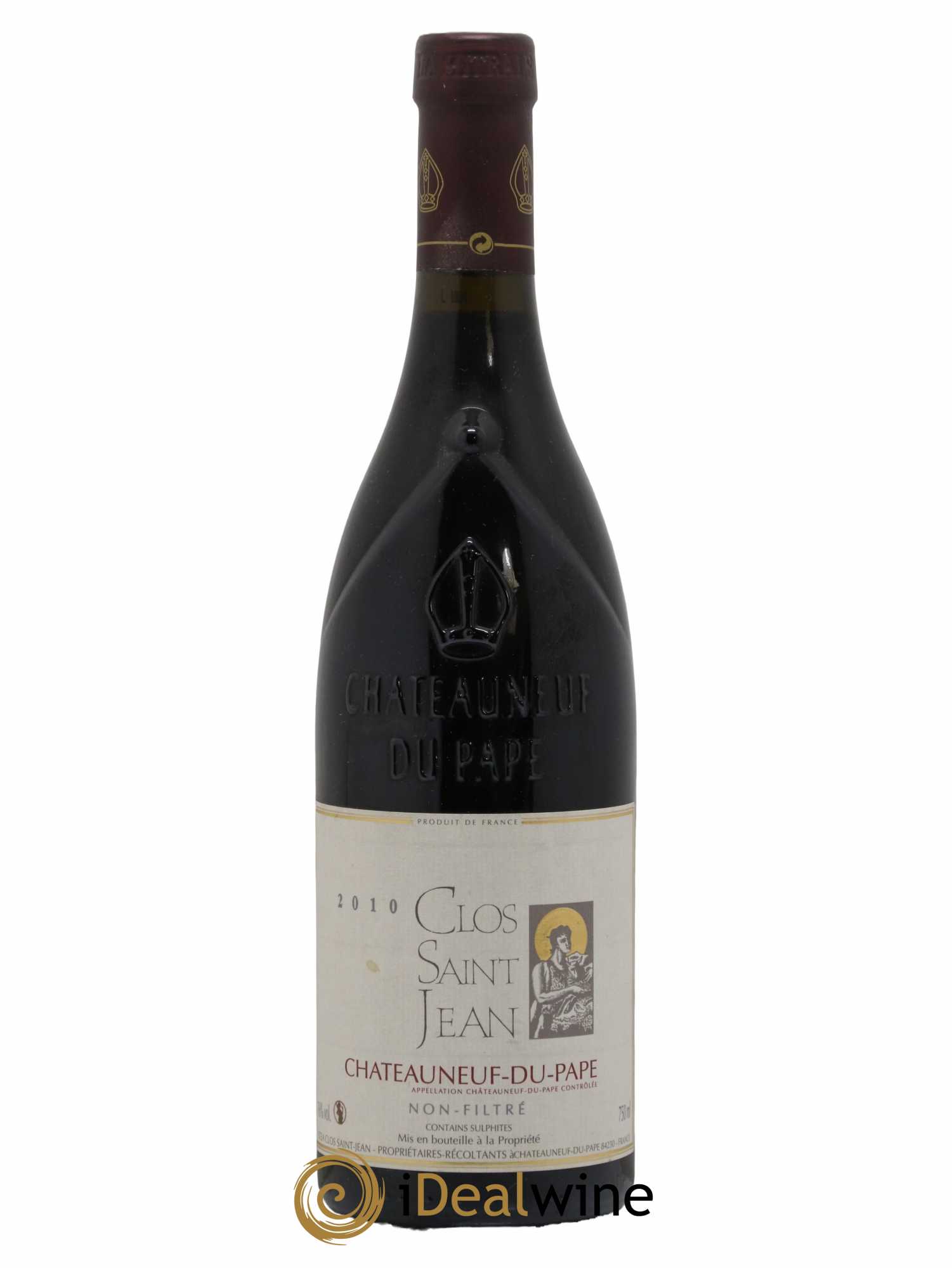 Châteauneuf-du-Pape Clos Saint-Jean Pascal et Vincent Maurel 2010 - Lot de 1 bouteille - 0