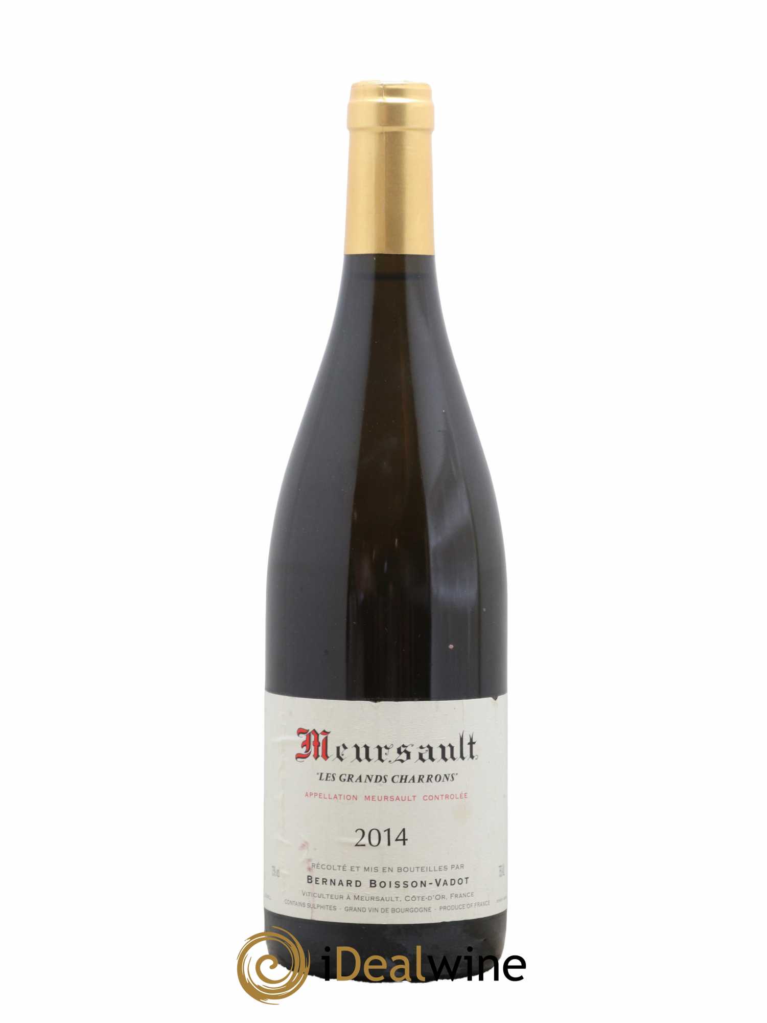 Meursault Les Grands Charrons Boisson-Vadot (Domaine) 2014 - Lot de 1 bouteille - 0